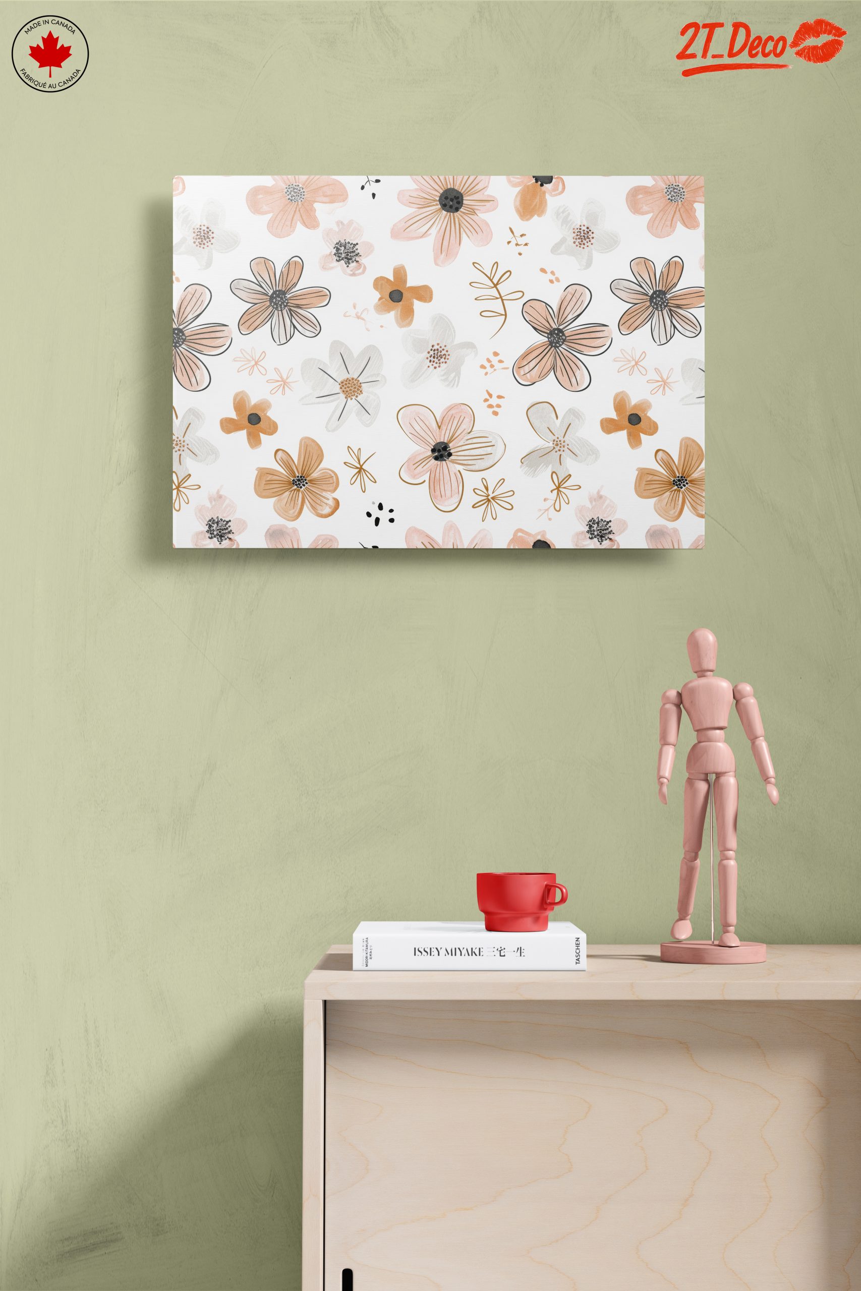 Stylish Floral Pattern Art for Modern Spaces - Image 14