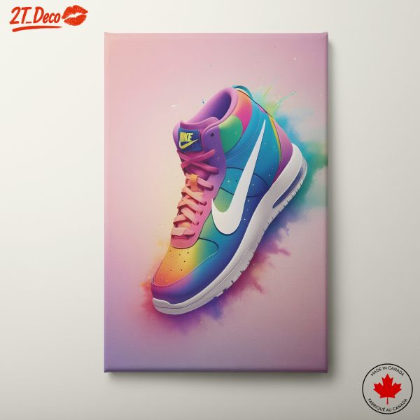 Colorful Nike Sneaker Art 3