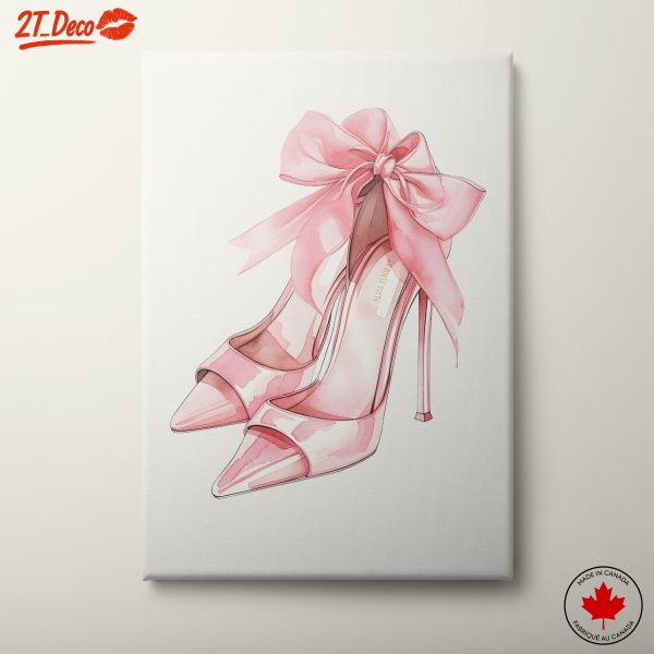 Elegant Fashion Footwear with Pink Bow