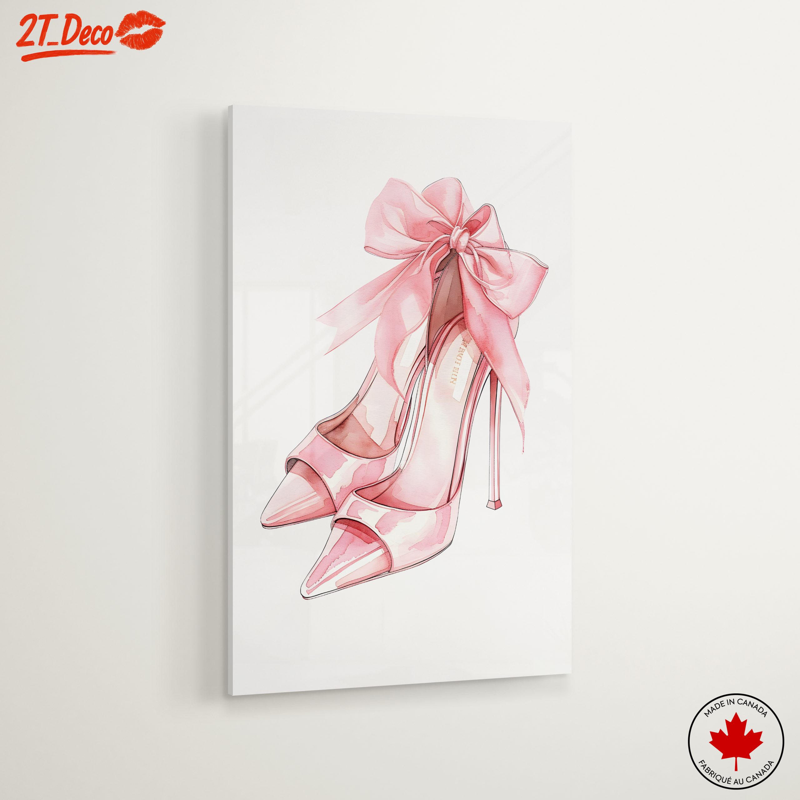 Elegant Fashion Footwear with Pink Bow - Image 6