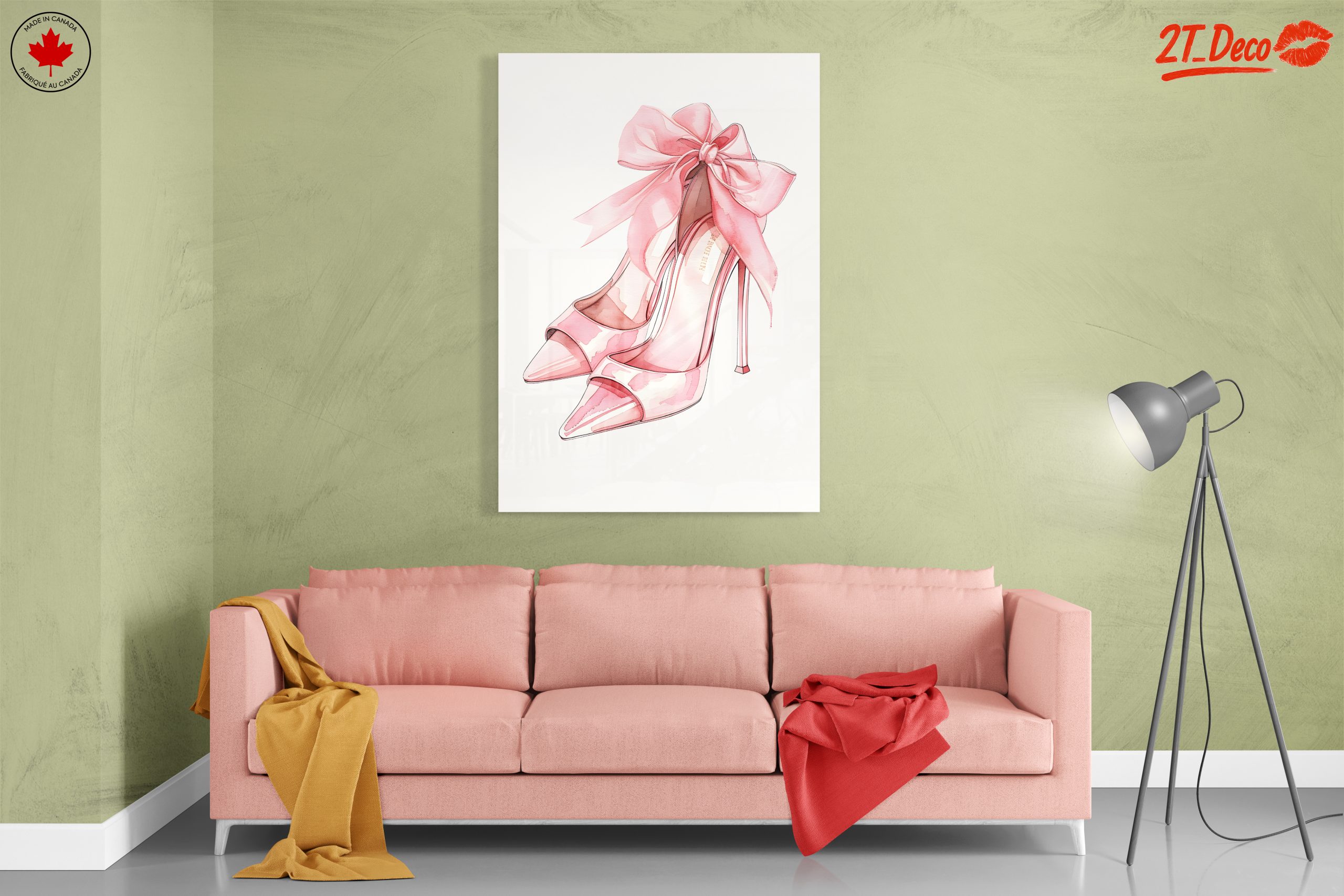 Elegant Fashion Footwear with Pink Bow - Image 7