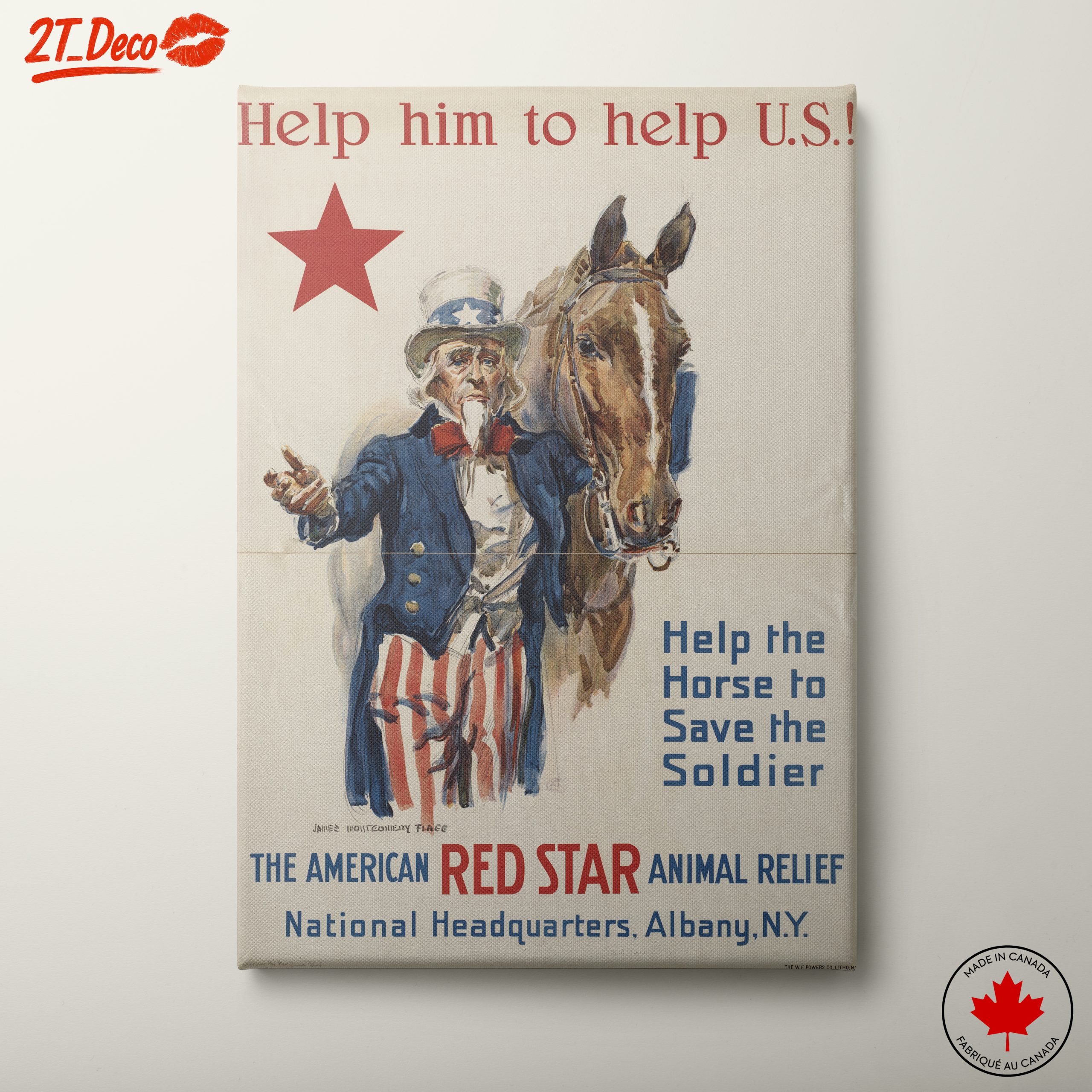 Help the Horse to Save the Soldier Historical Art