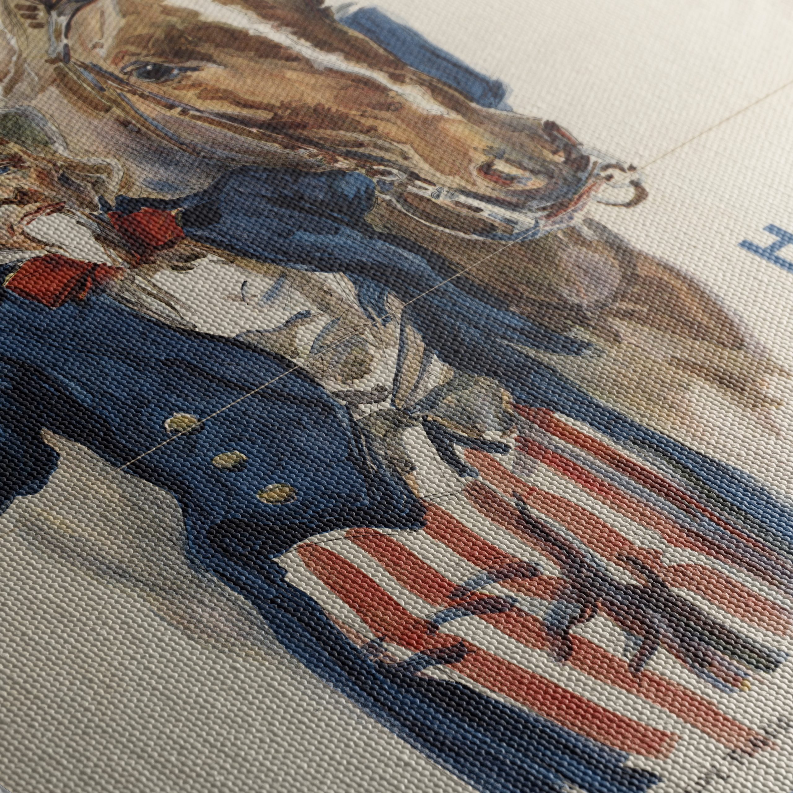 Help the Horse to Save the Soldier Historical Art - Image 5