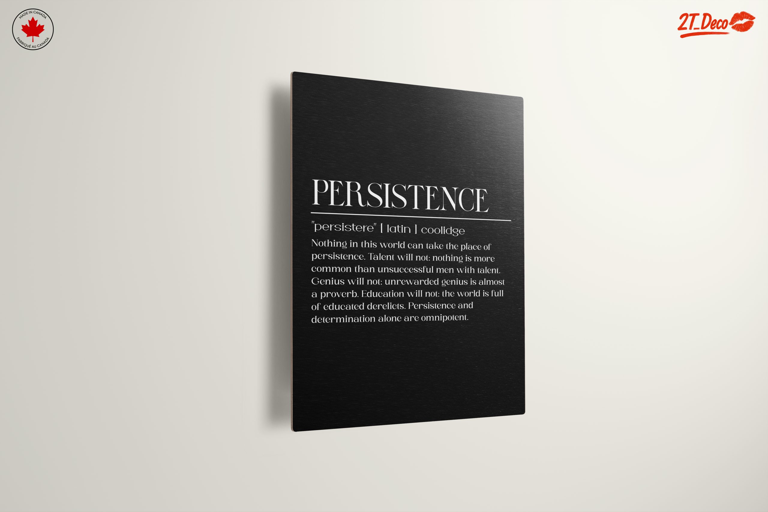 Persistence Inspirational Quote Art - Image 13