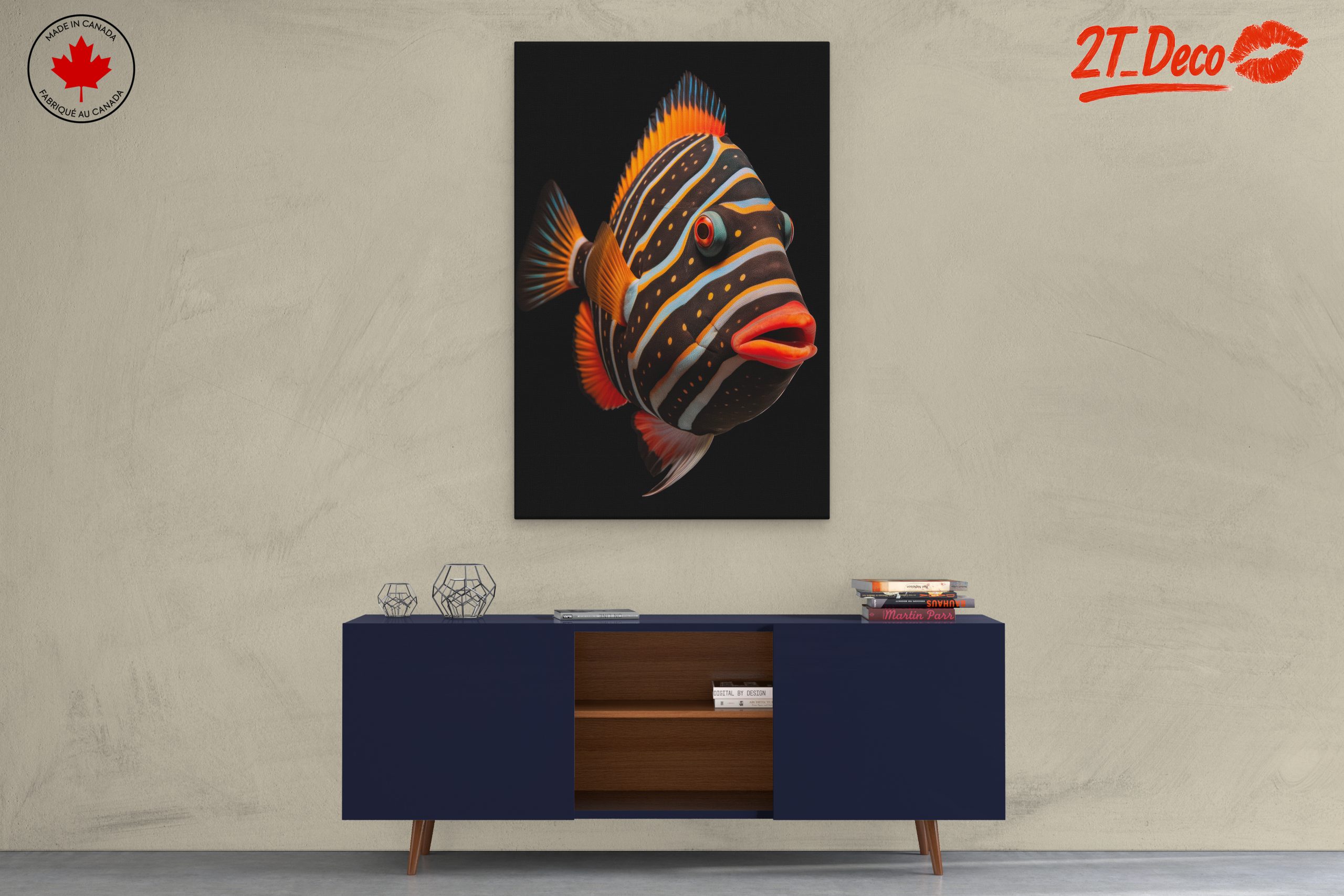 Vibrant Fish Illustration with Bright Colors - Image 3