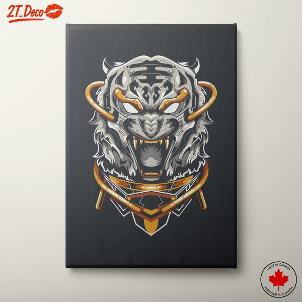 Stylized Tiger Art Design