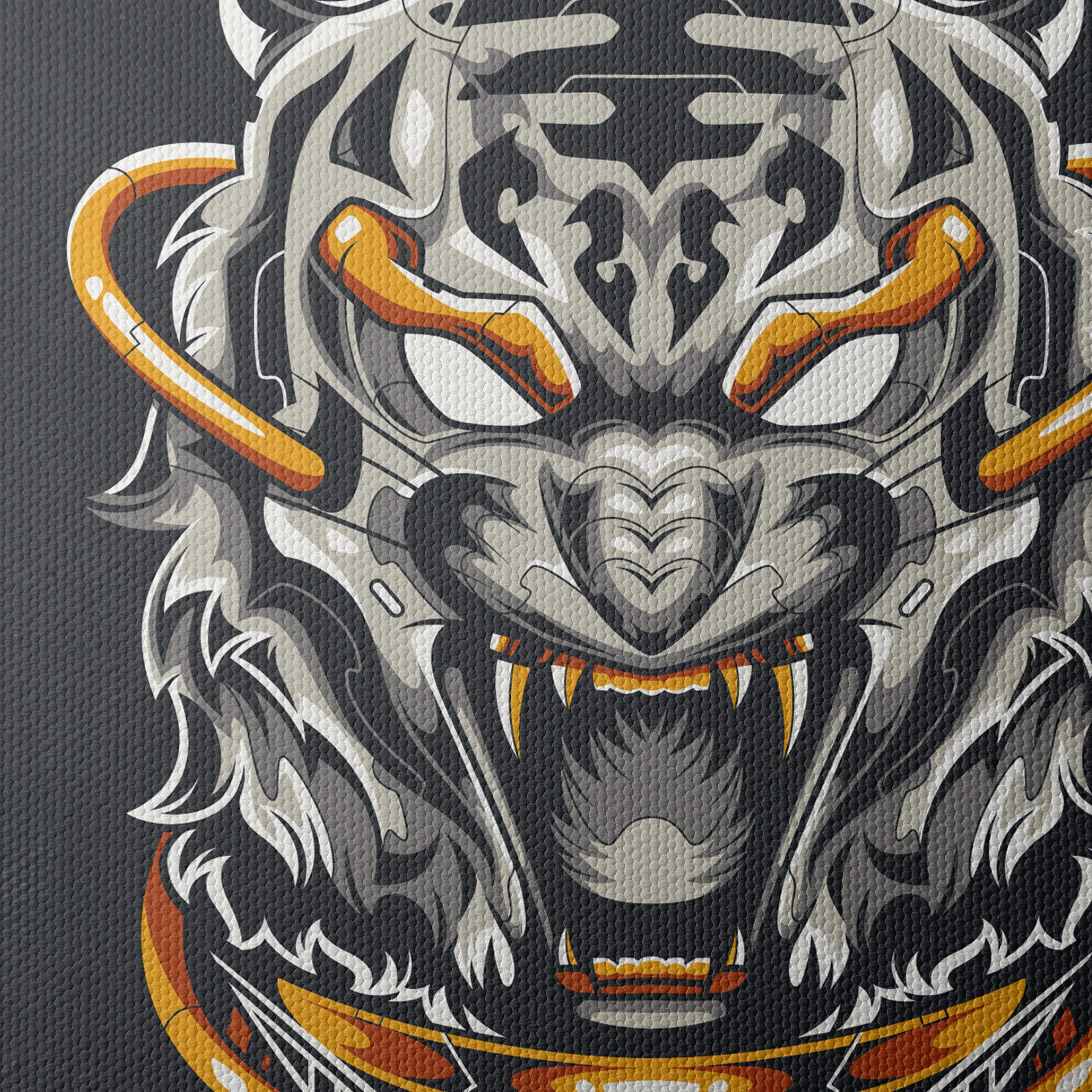 Stylized Tiger Art Design - Image 4