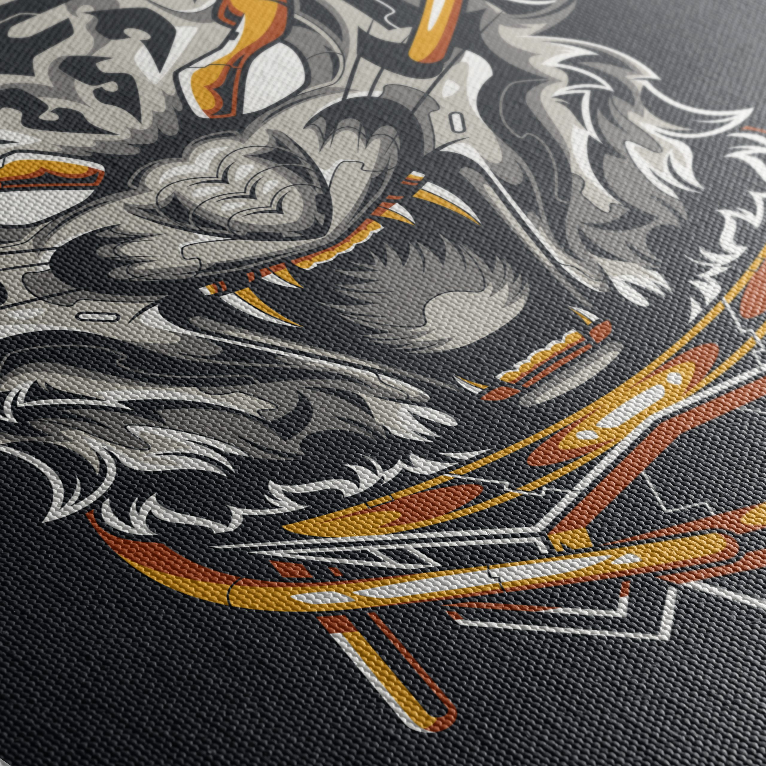 Stylized Tiger Art Design - Image 5