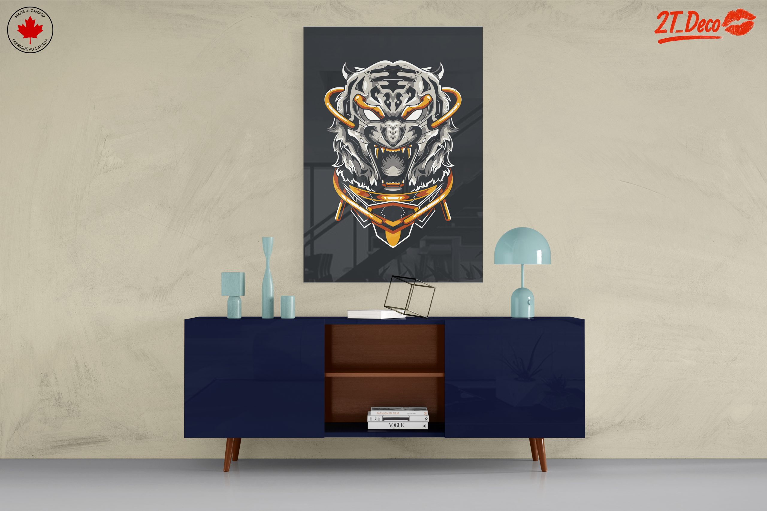 Stylized Tiger Art Design - Image 8