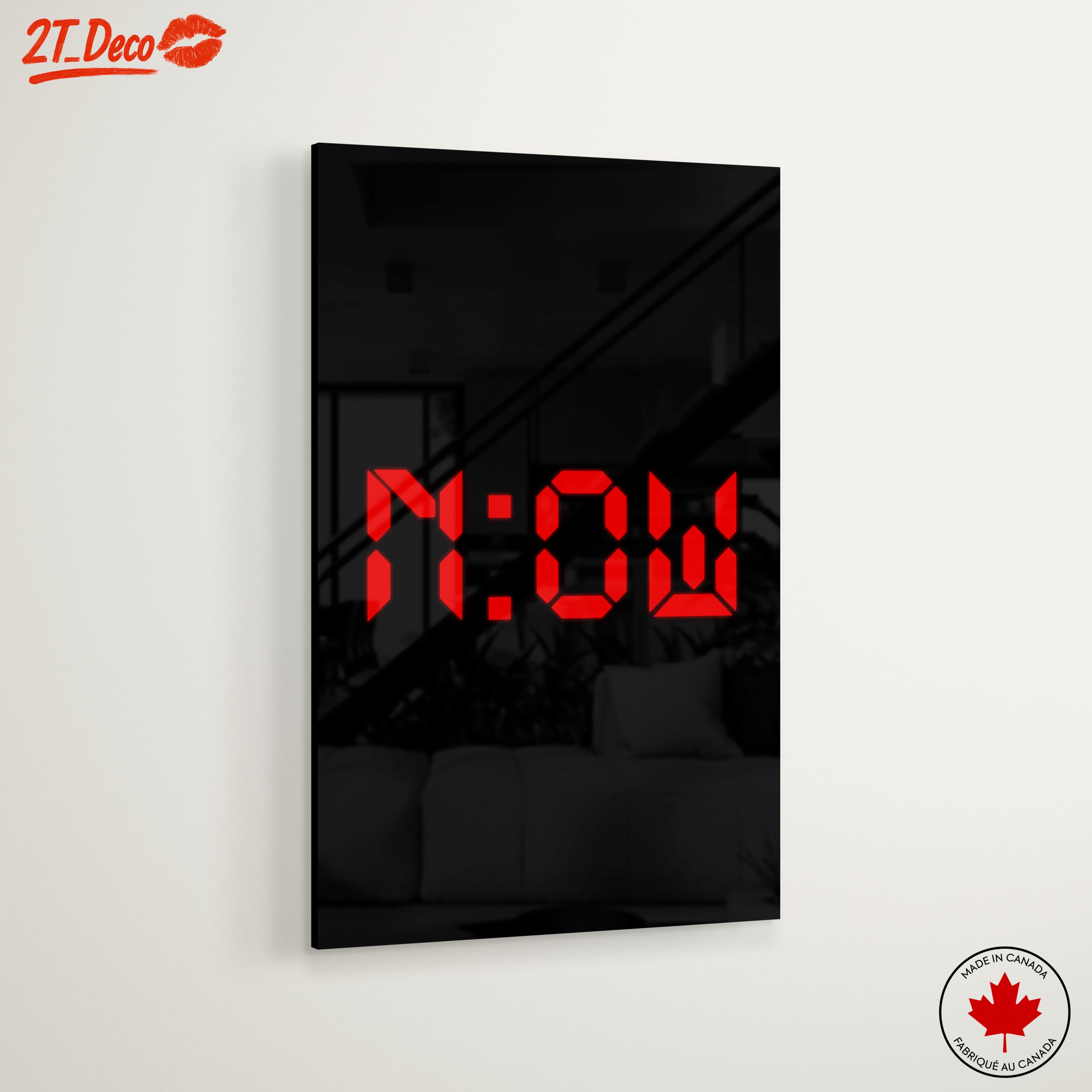 Bold Red Digital Quote Art - Image 6