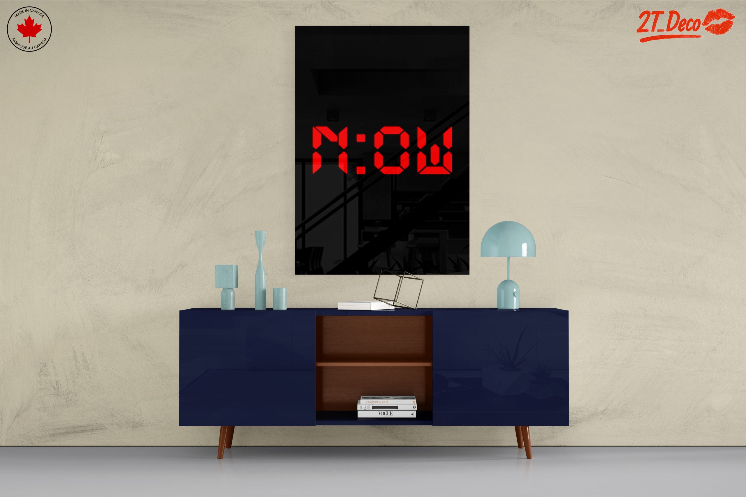 Bold Red Digital Quote Art - Image 8
