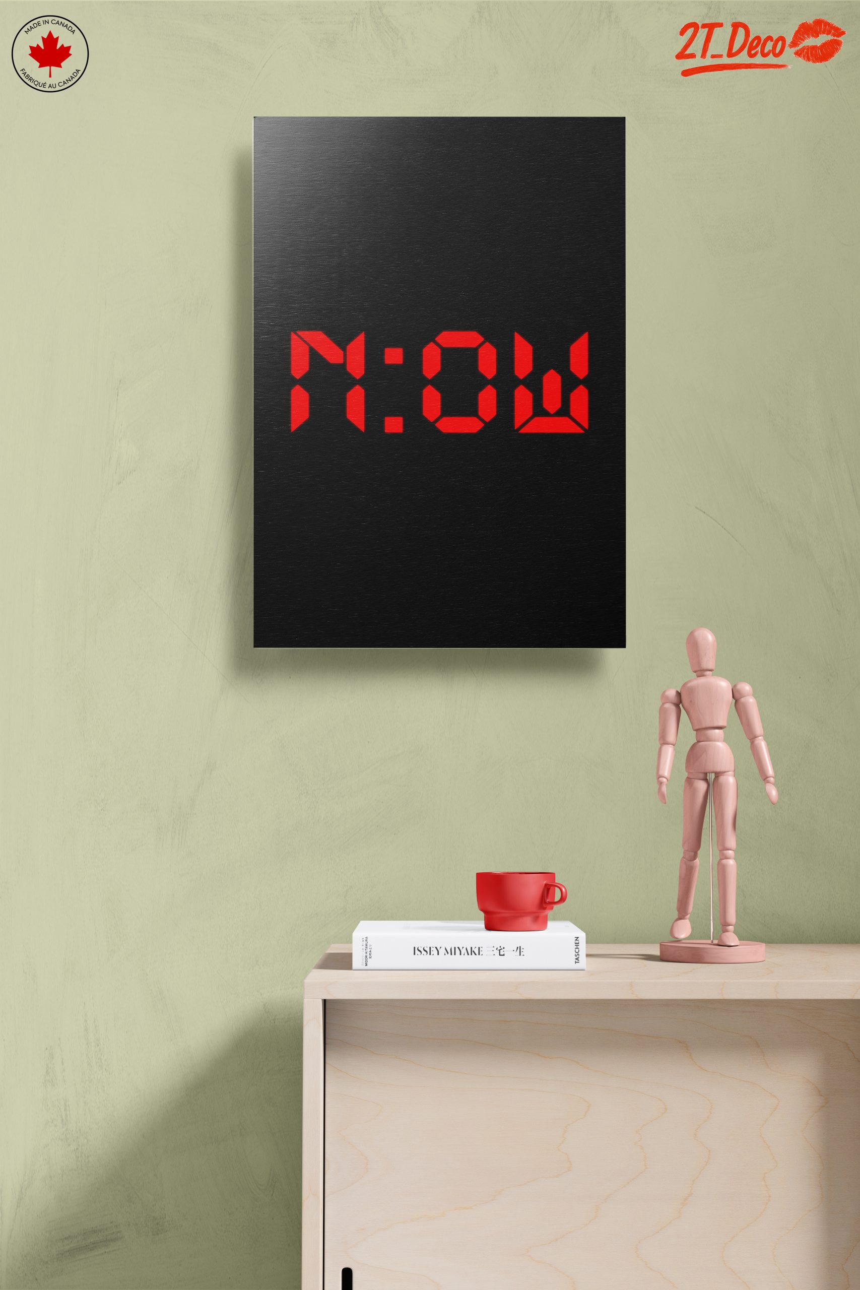 Bold Red Digital Quote Art - Image 14