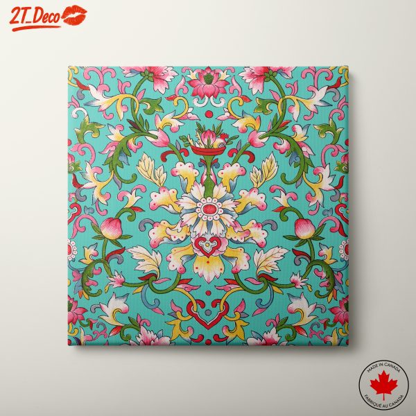 Ornamental Floral Design for Bright Interiors