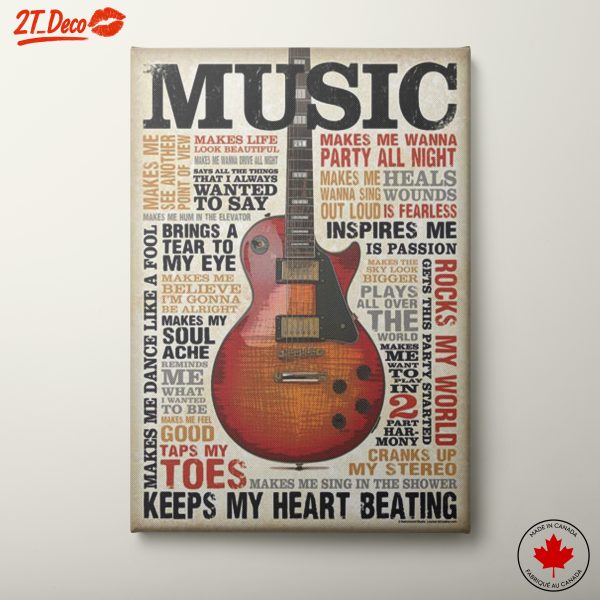 Artistic Representation of Music with Guitar