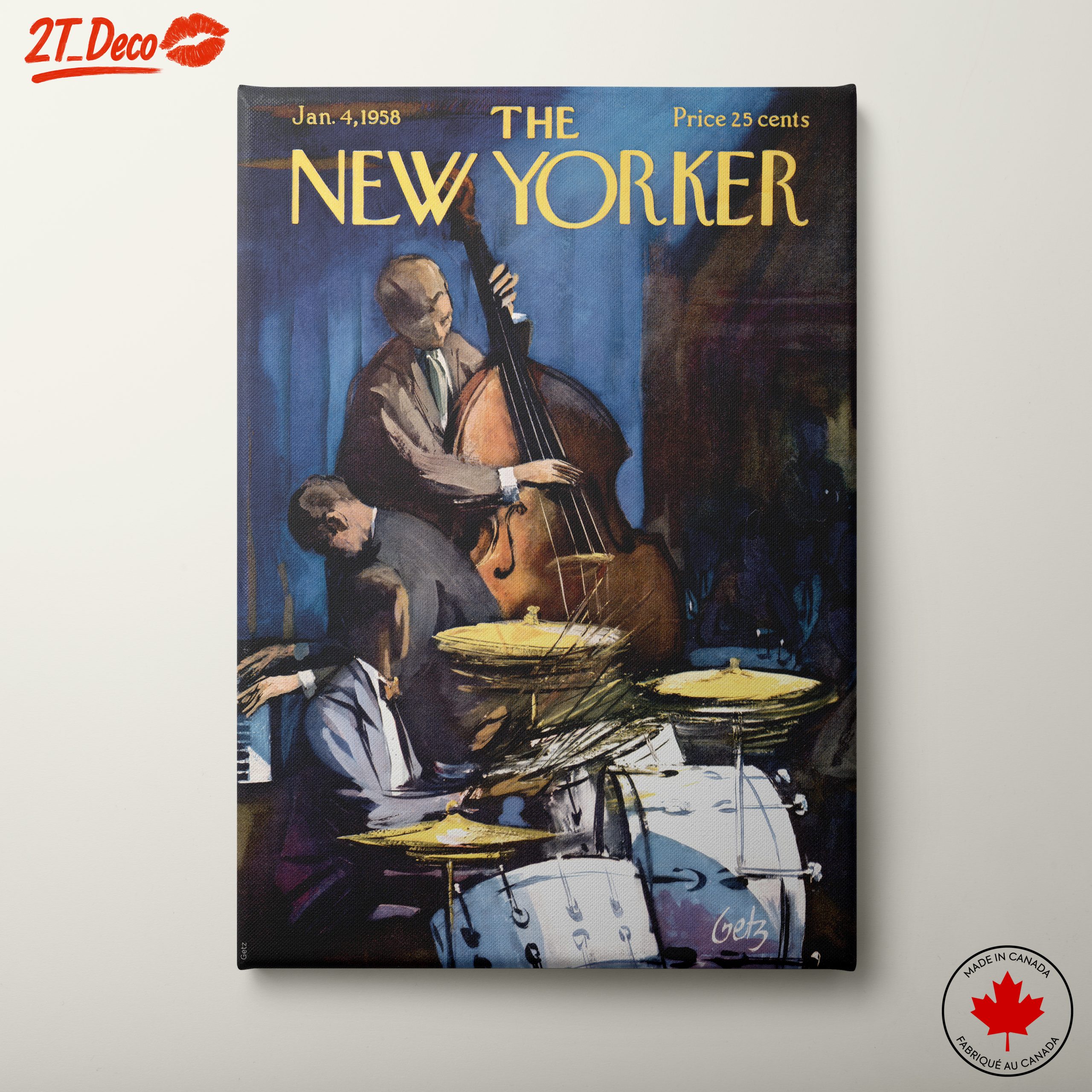 Classic New Yorker Magazine Cover Illustration