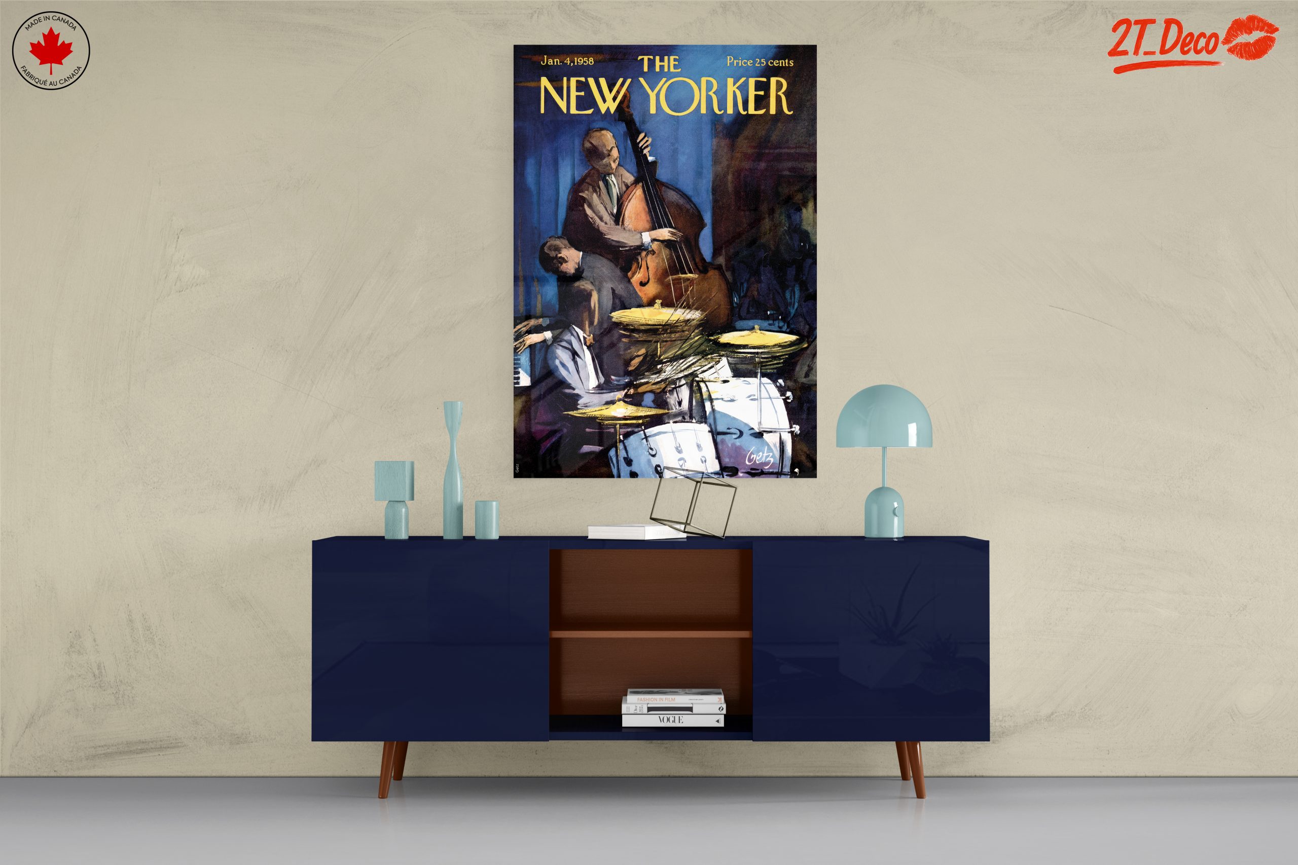 Classic New Yorker Magazine Cover Illustration - Image 8