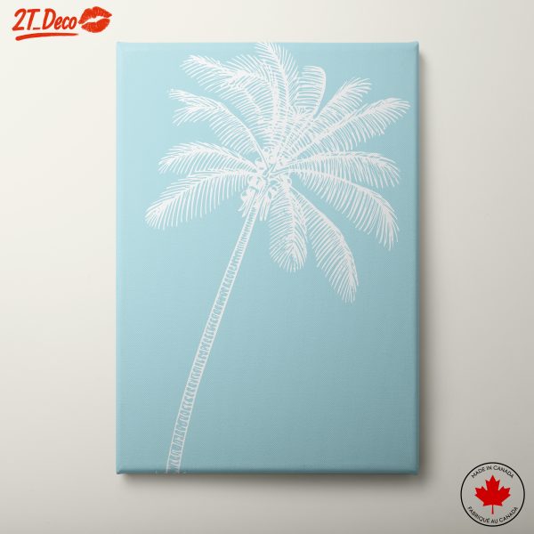 Palm Tree Against a Blue Sky