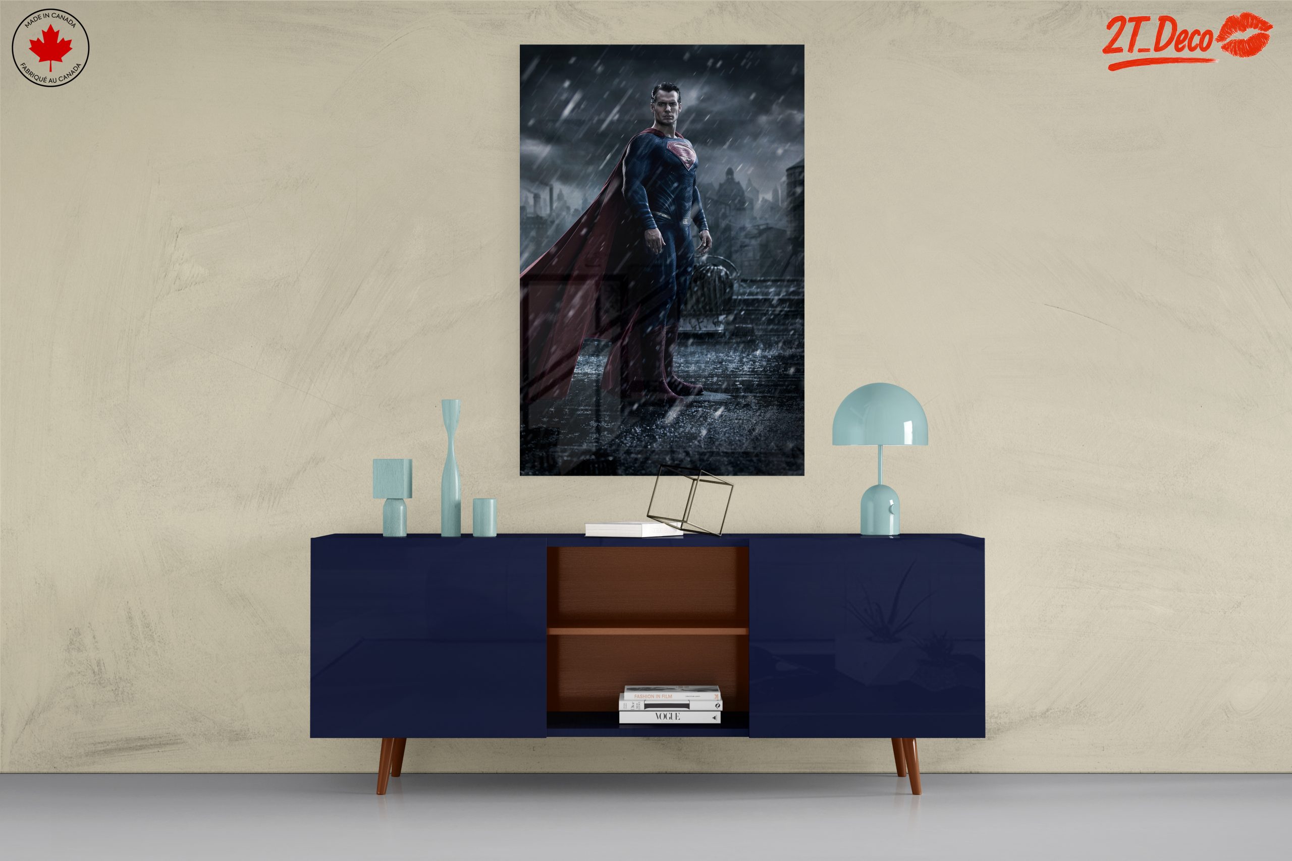 Heroic Superman in Stormy Urban Scene - Image 8