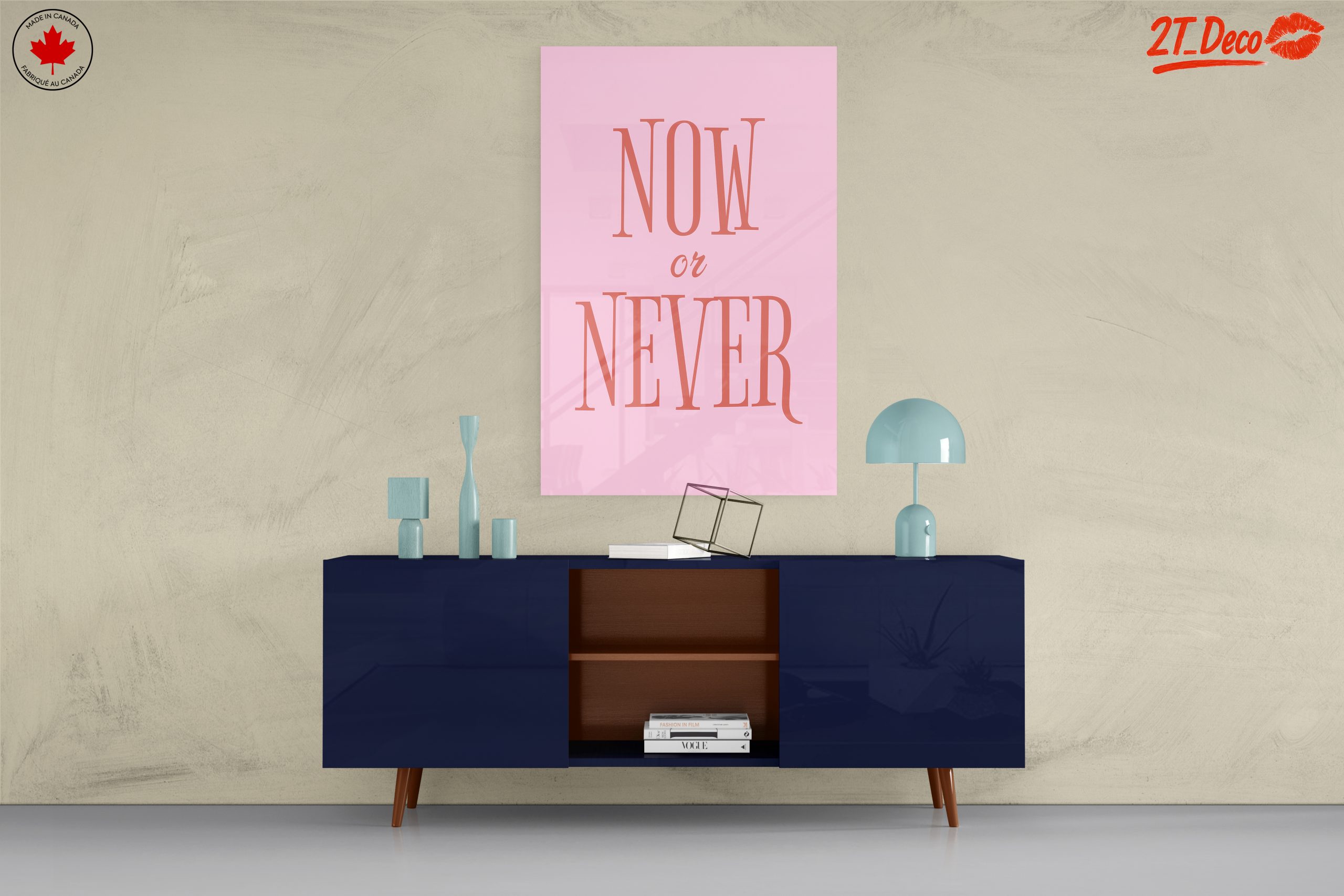 Now or Never Inspirational Quote Art - Image 8