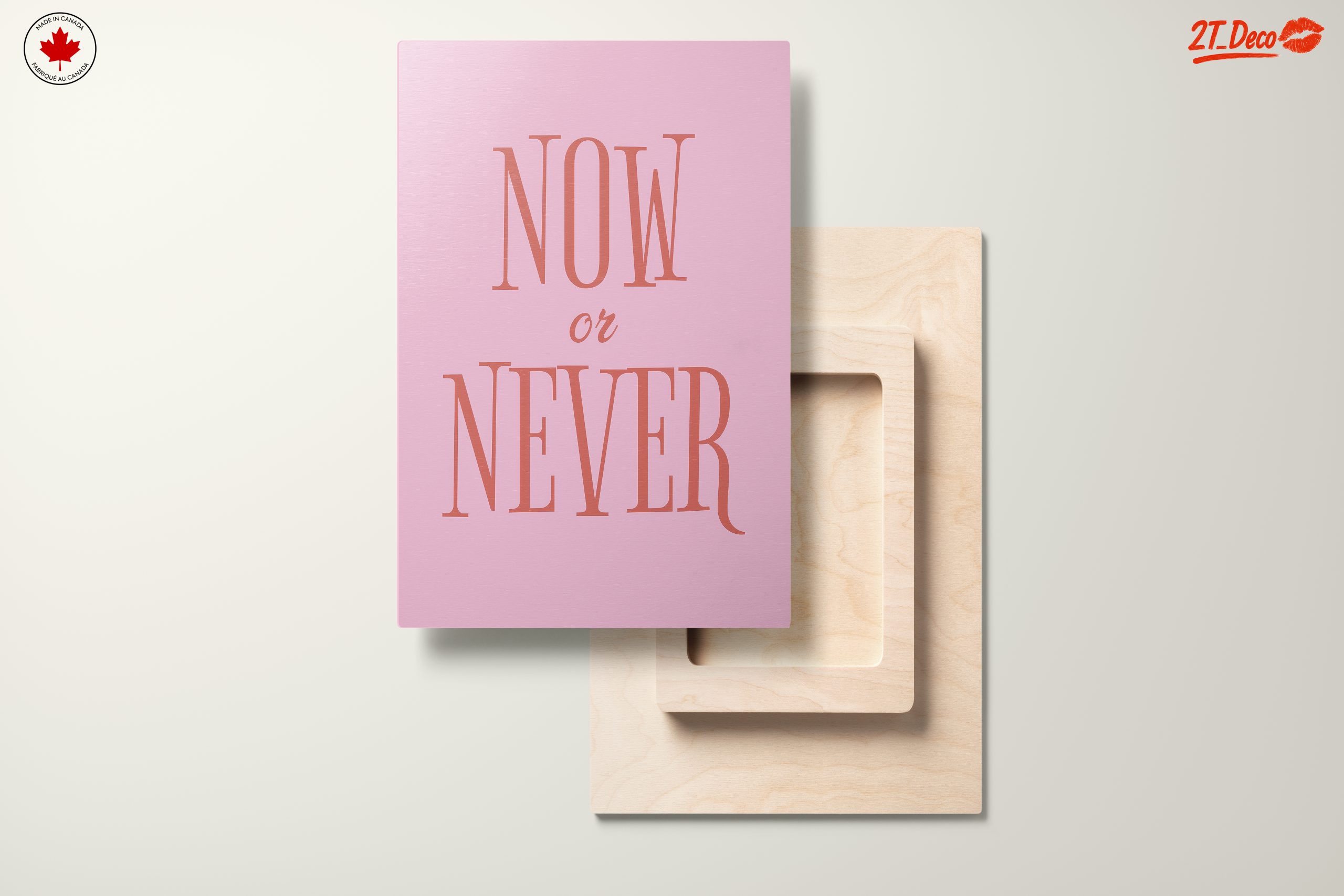 Now or Never Inspirational Quote Art - Image 11