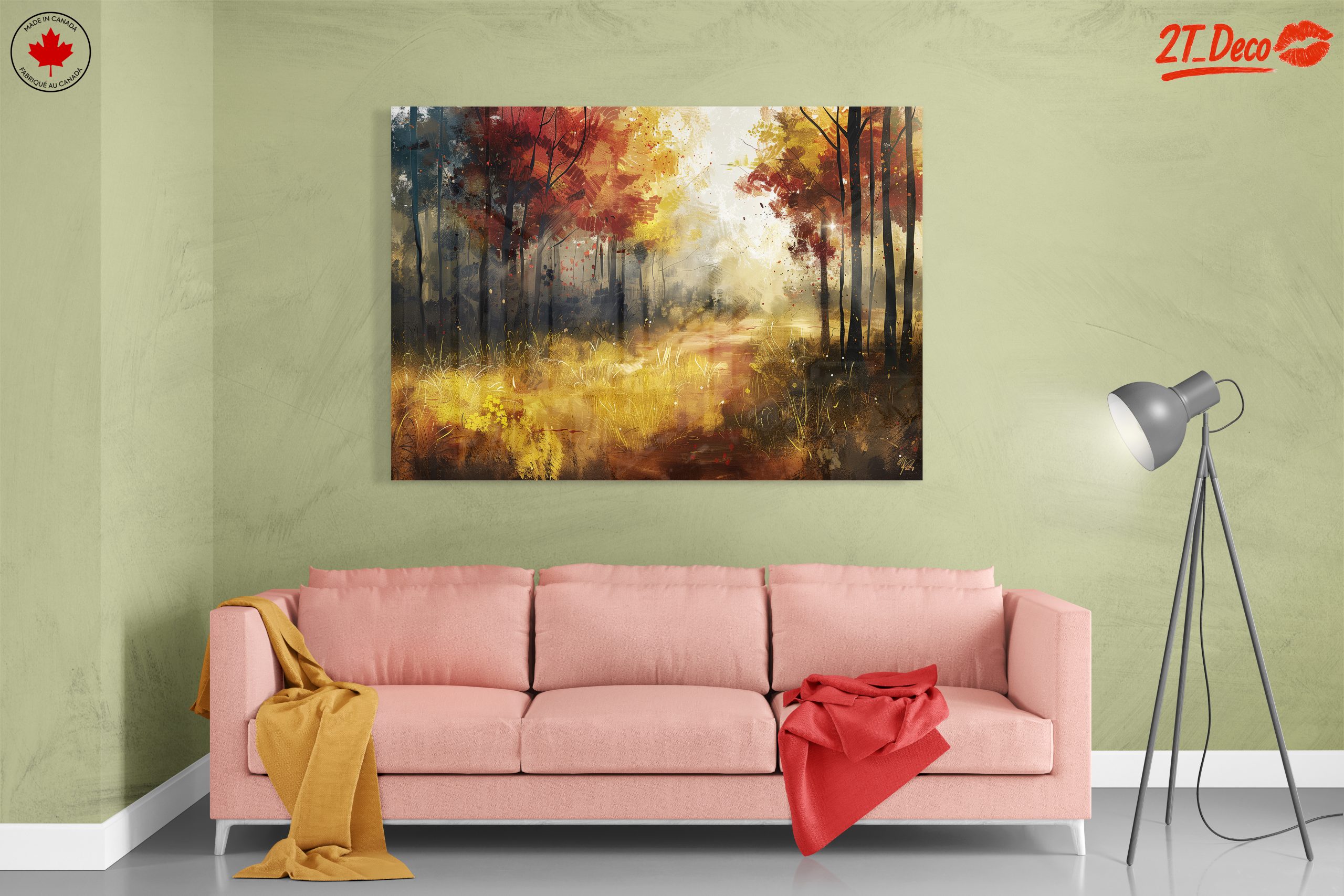 Tranquil Abstract Autumn Landscape - Image 7