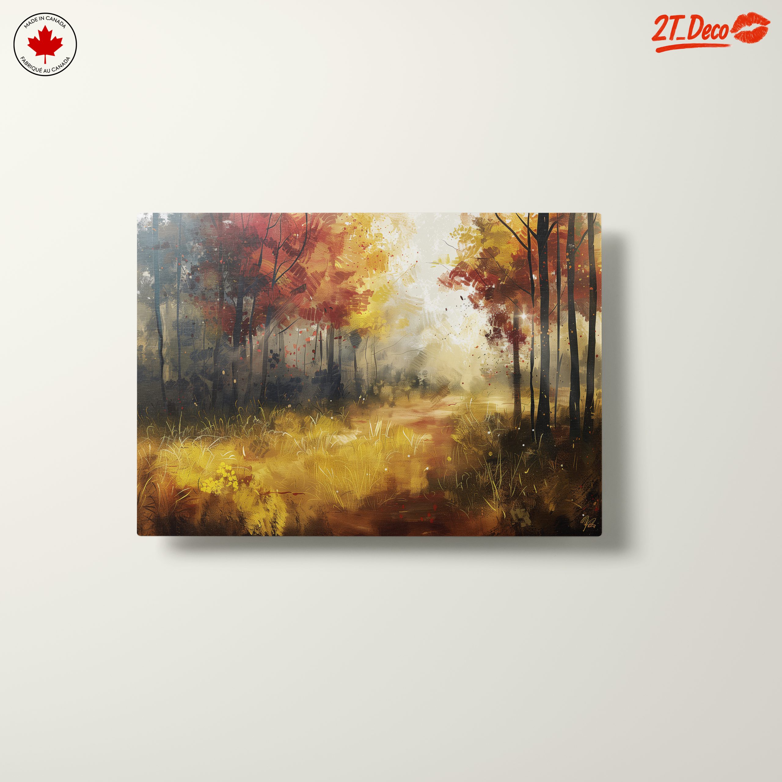 Tranquil Abstract Autumn Landscape - Image 10