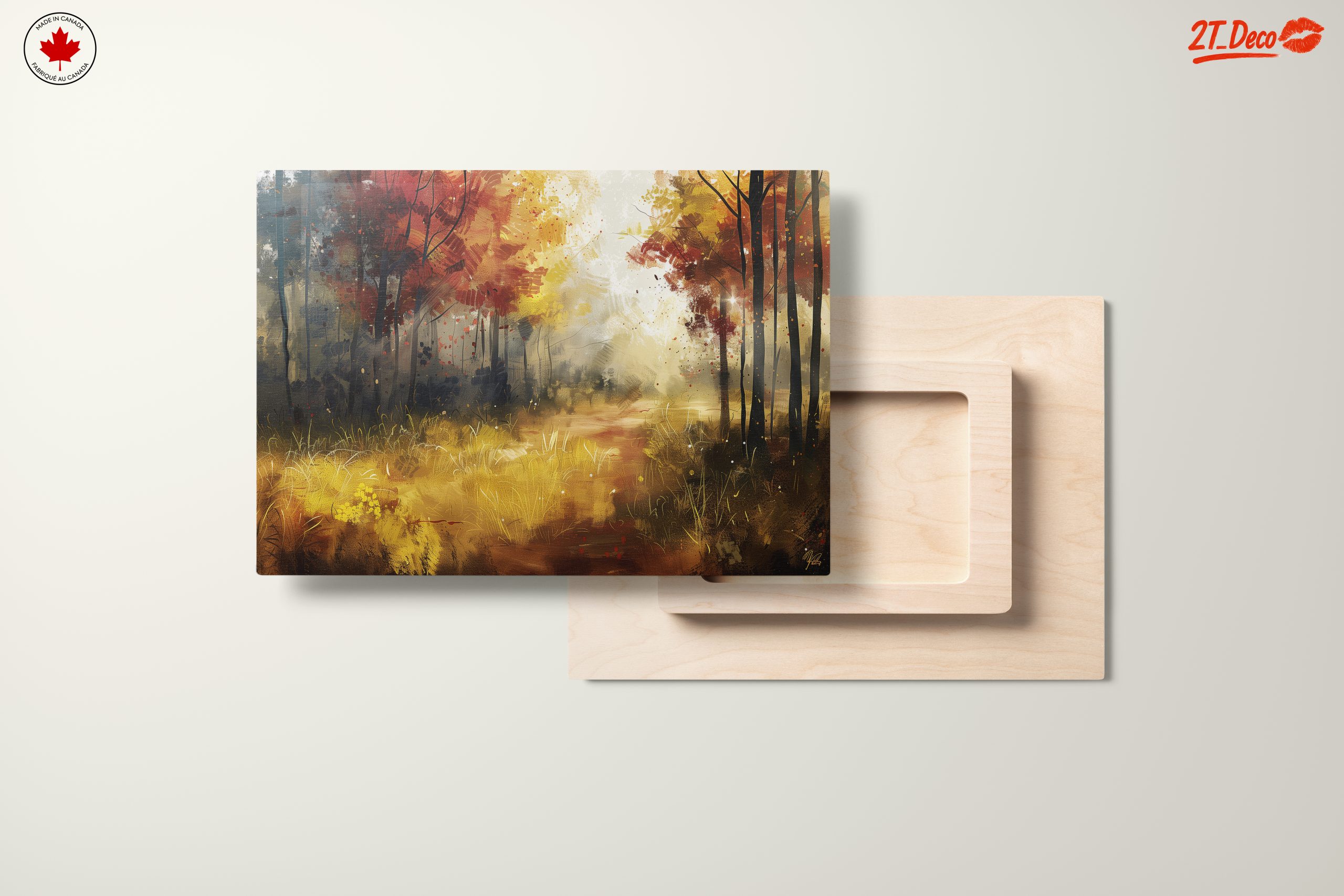 Tranquil Abstract Autumn Landscape - Image 11