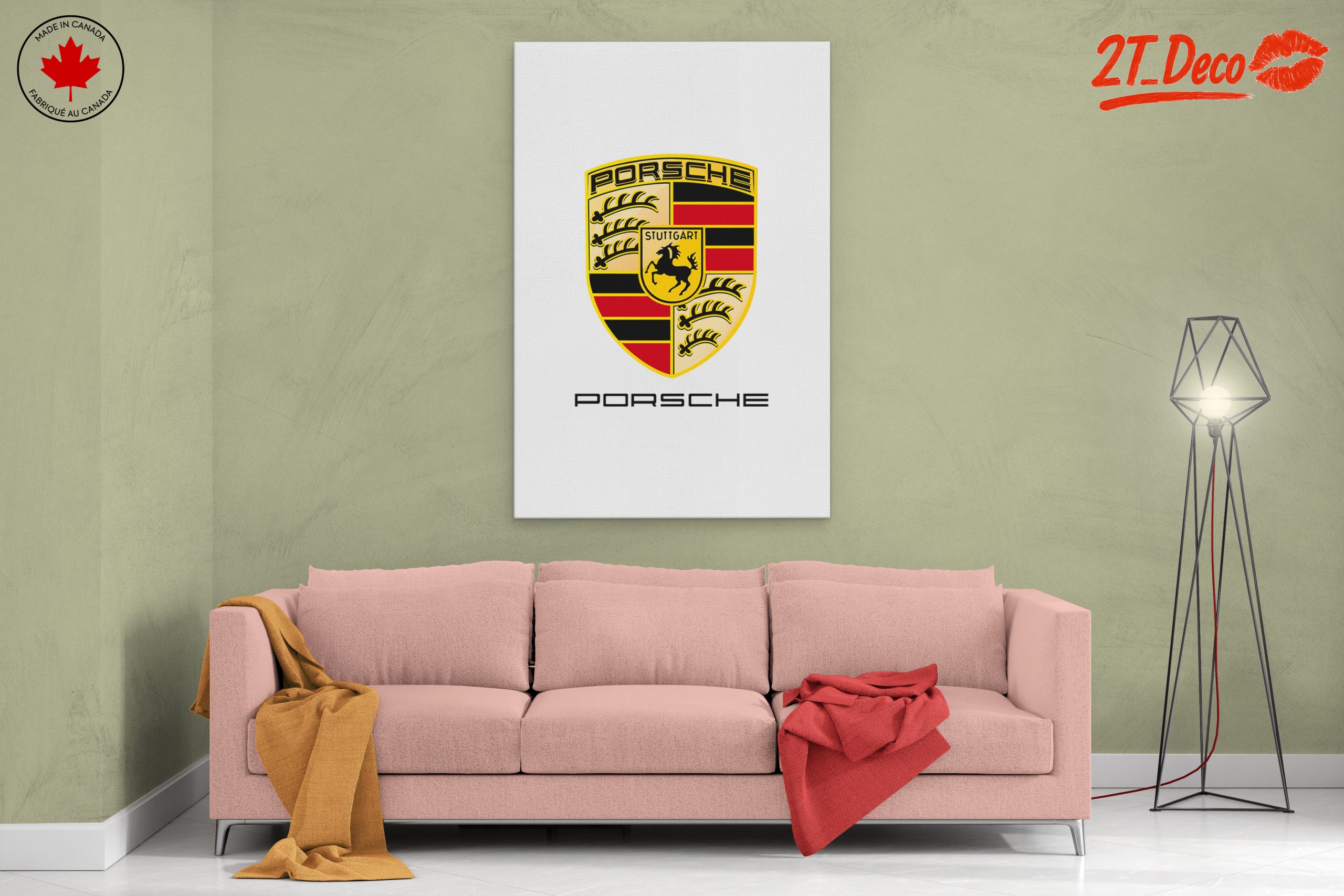 Stylish Porsche Logo Art - Image 2