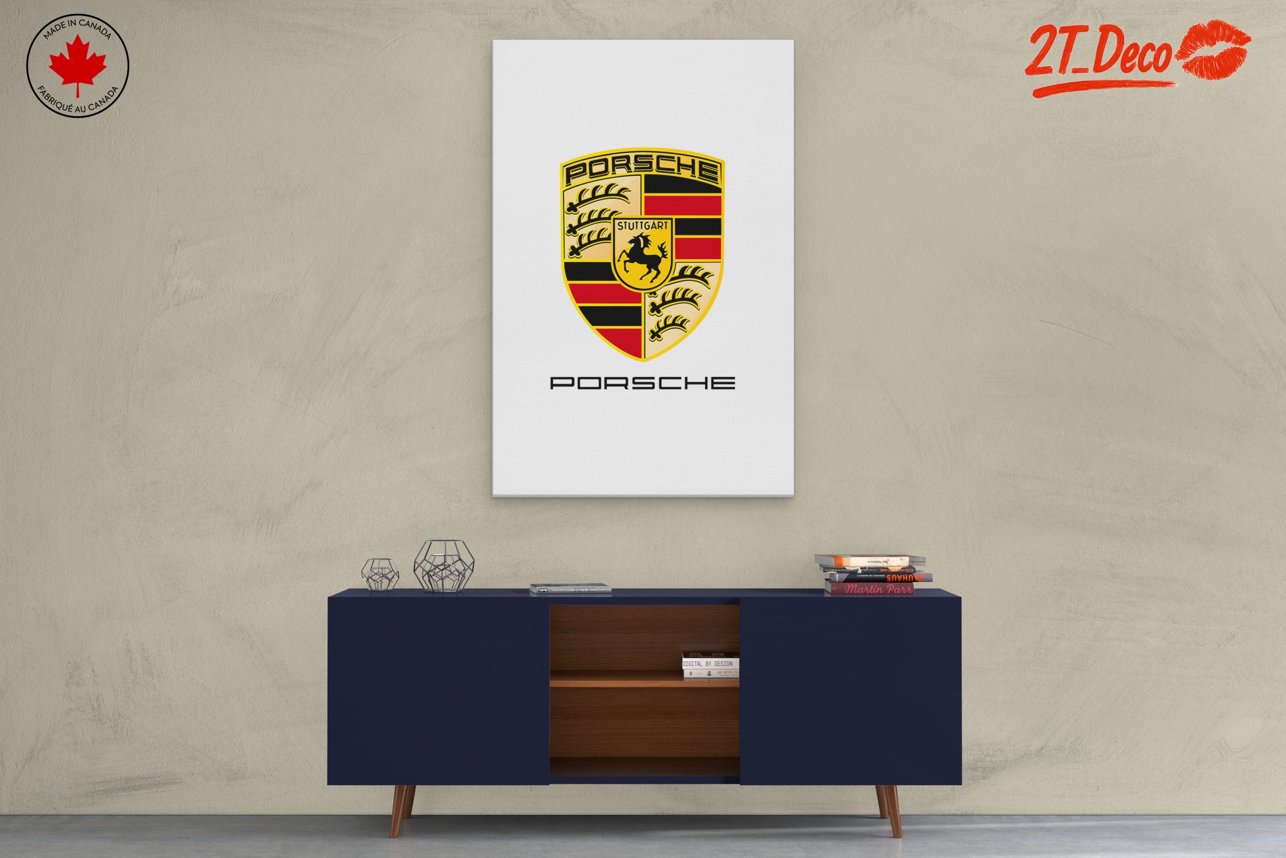 Stylish Porsche Logo Art - Image 3