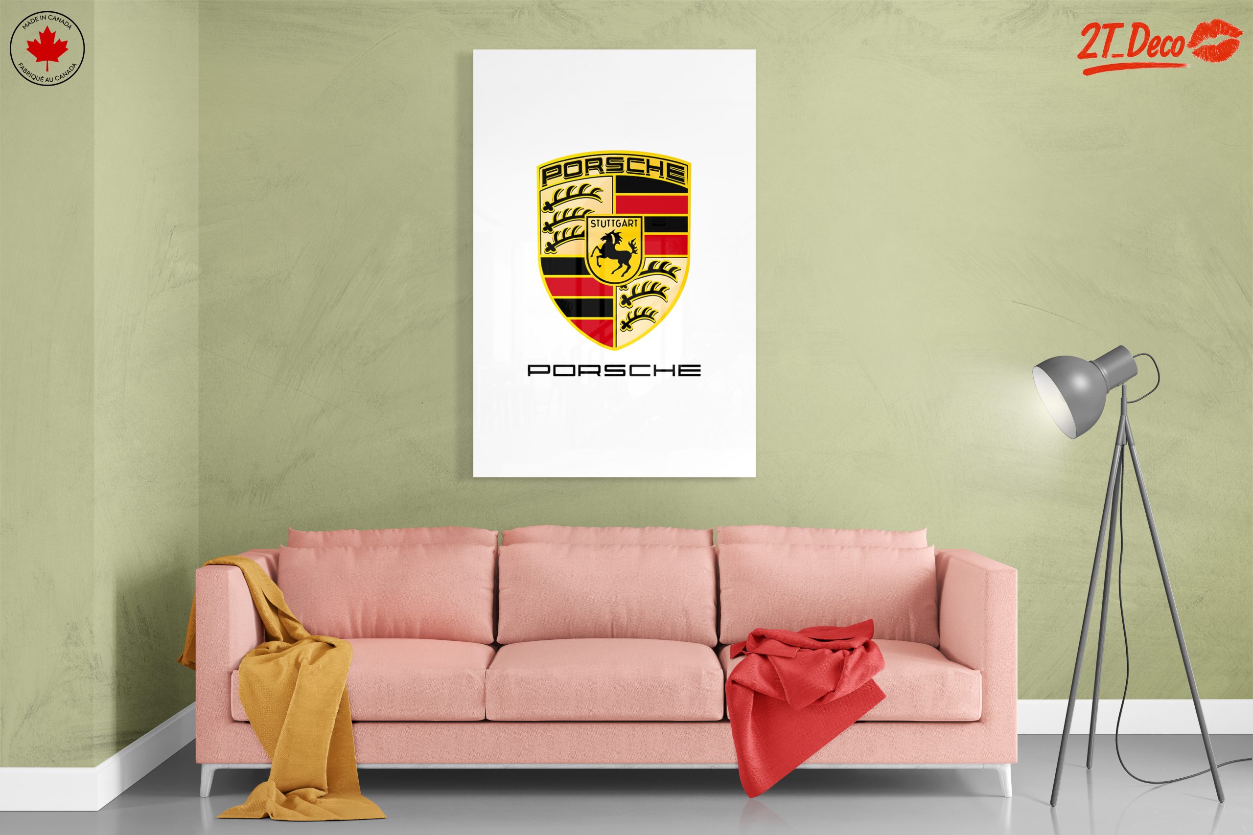 Stylish Porsche Logo Art - Image 7