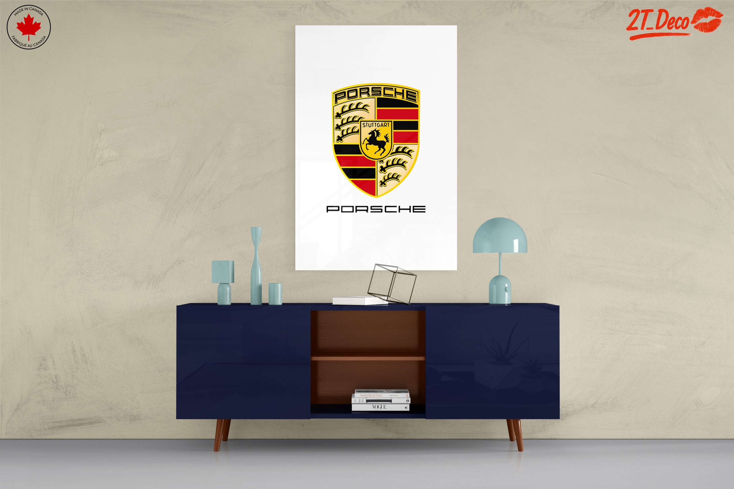 Stylish Porsche Logo Art - Image 8