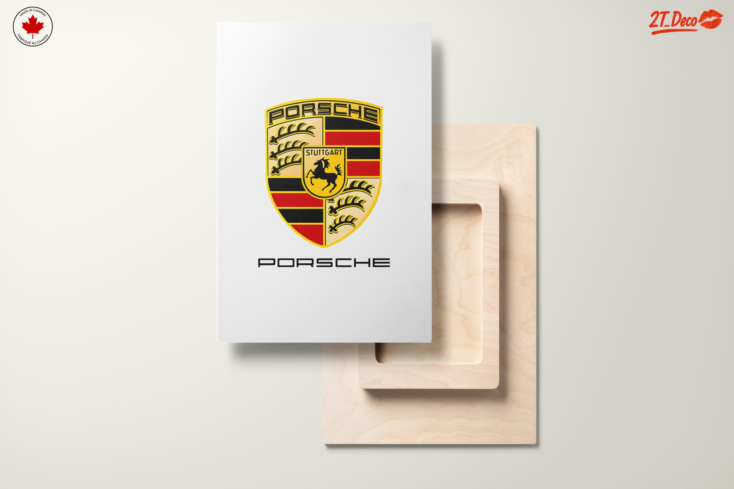 Stylish Porsche Logo Art - Image 11