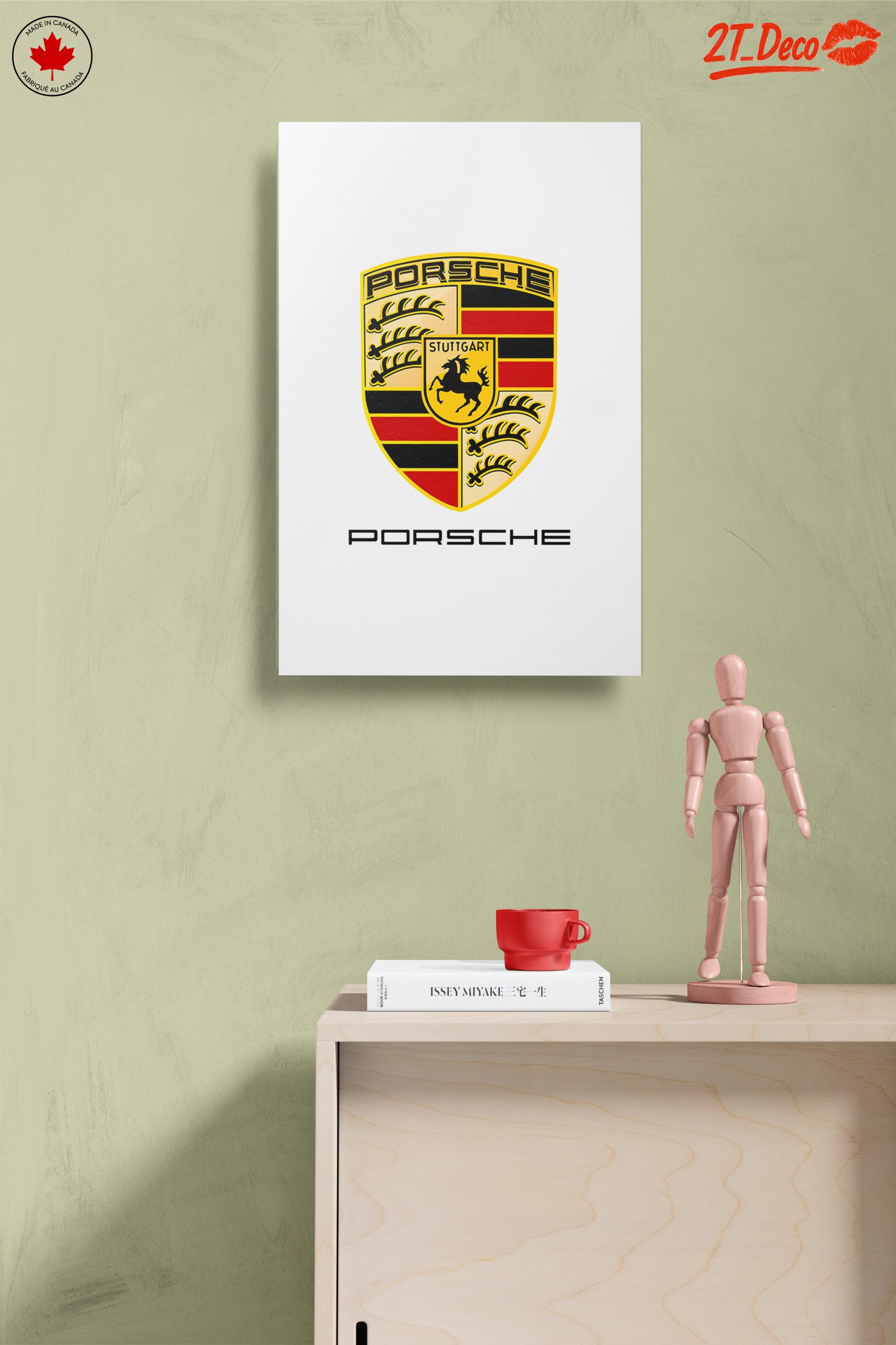 Stylish Porsche Logo Art - Image 14