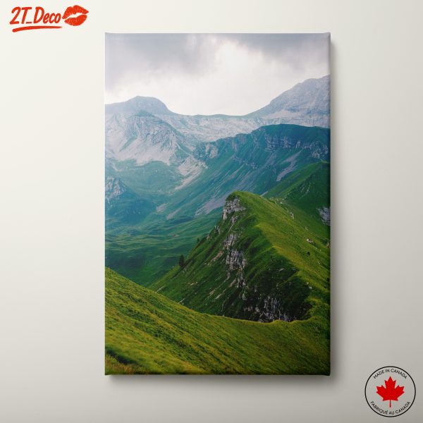 Majestic Green Mountain Landscape