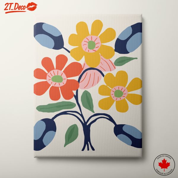 Colorful Botanical Abstract Floral Art 2