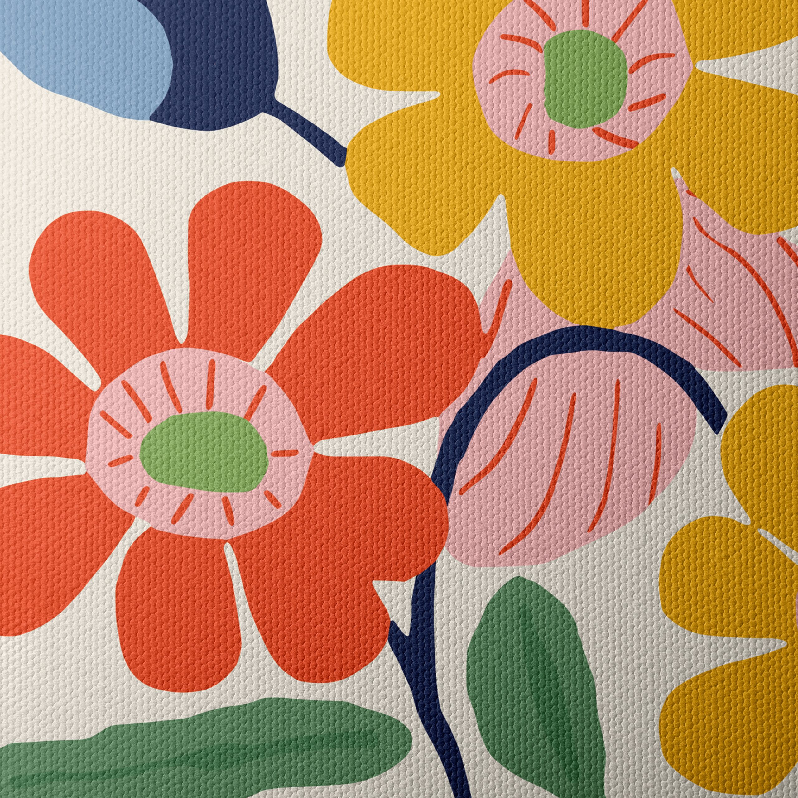 Colorful Botanical Abstract Floral Art 2 - Image 4