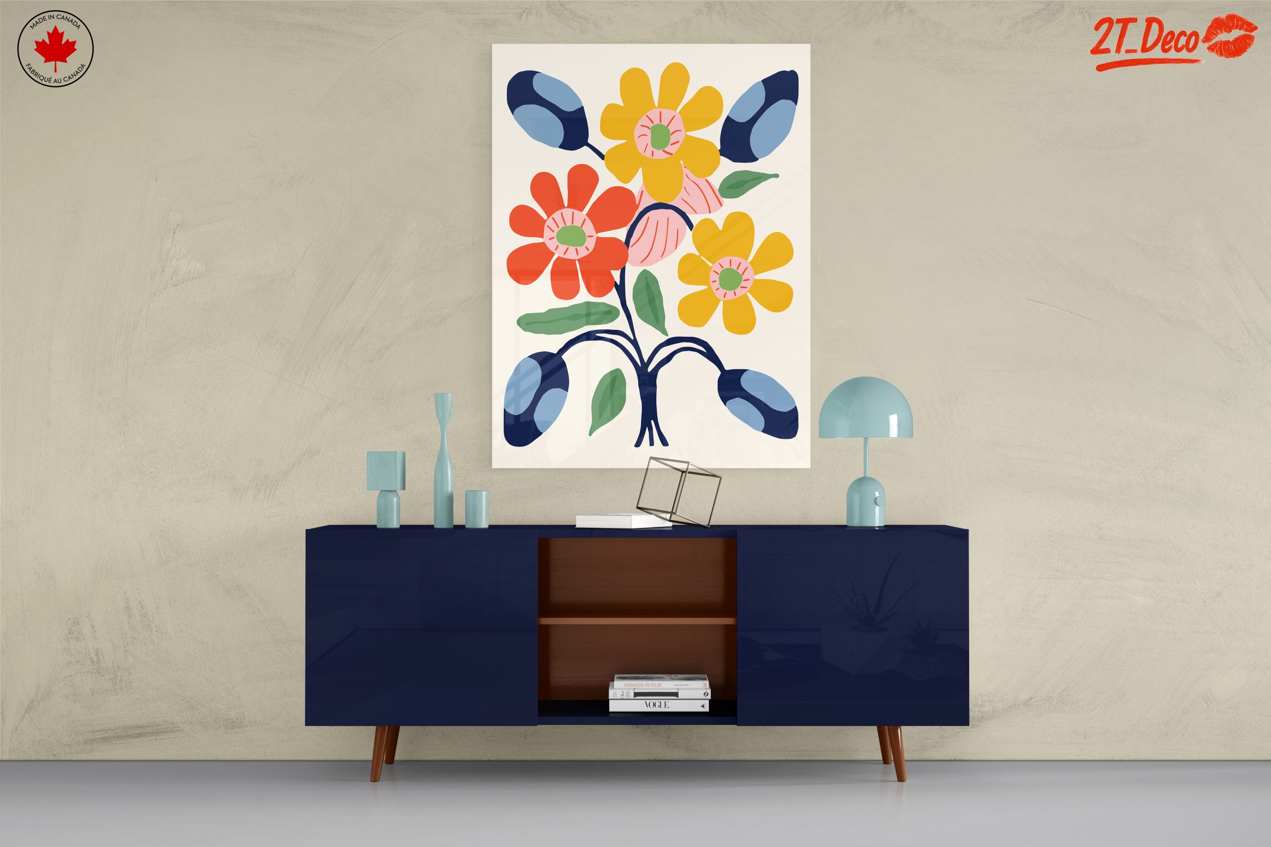 Colorful Botanical Abstract Floral Art 2 - Image 8