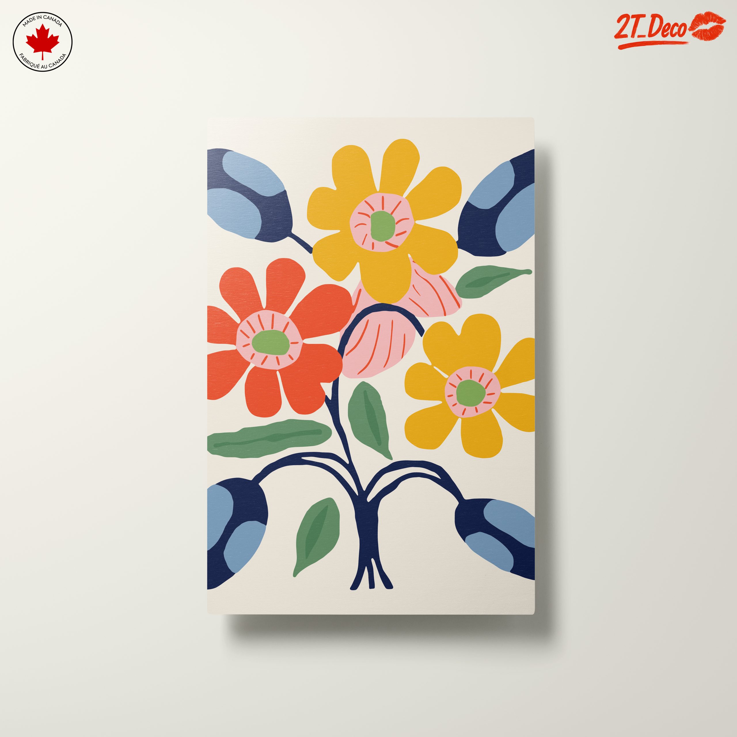 Colorful Botanical Abstract Floral Art 2 - Image 10