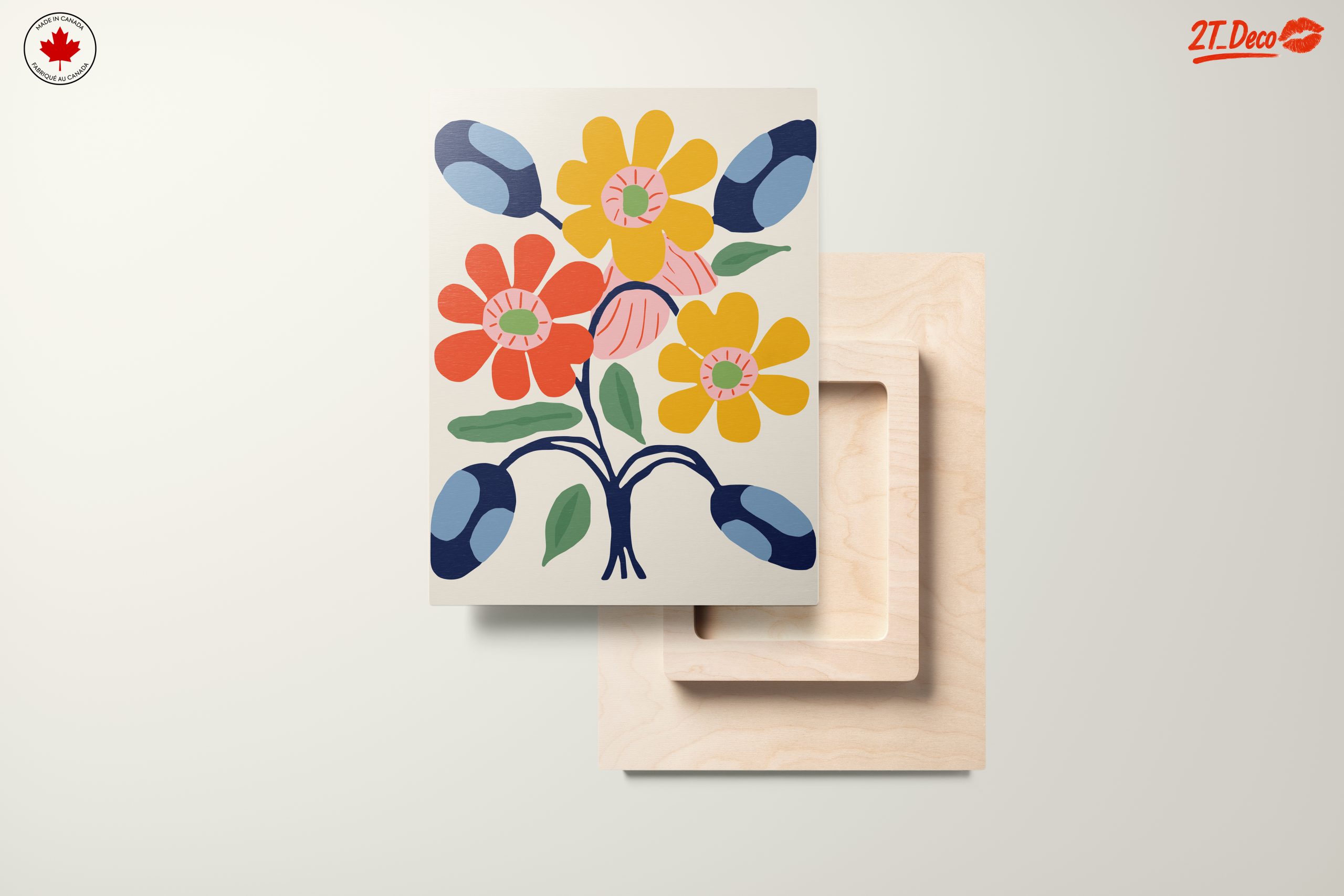 Colorful Botanical Abstract Floral Art 2 - Image 11