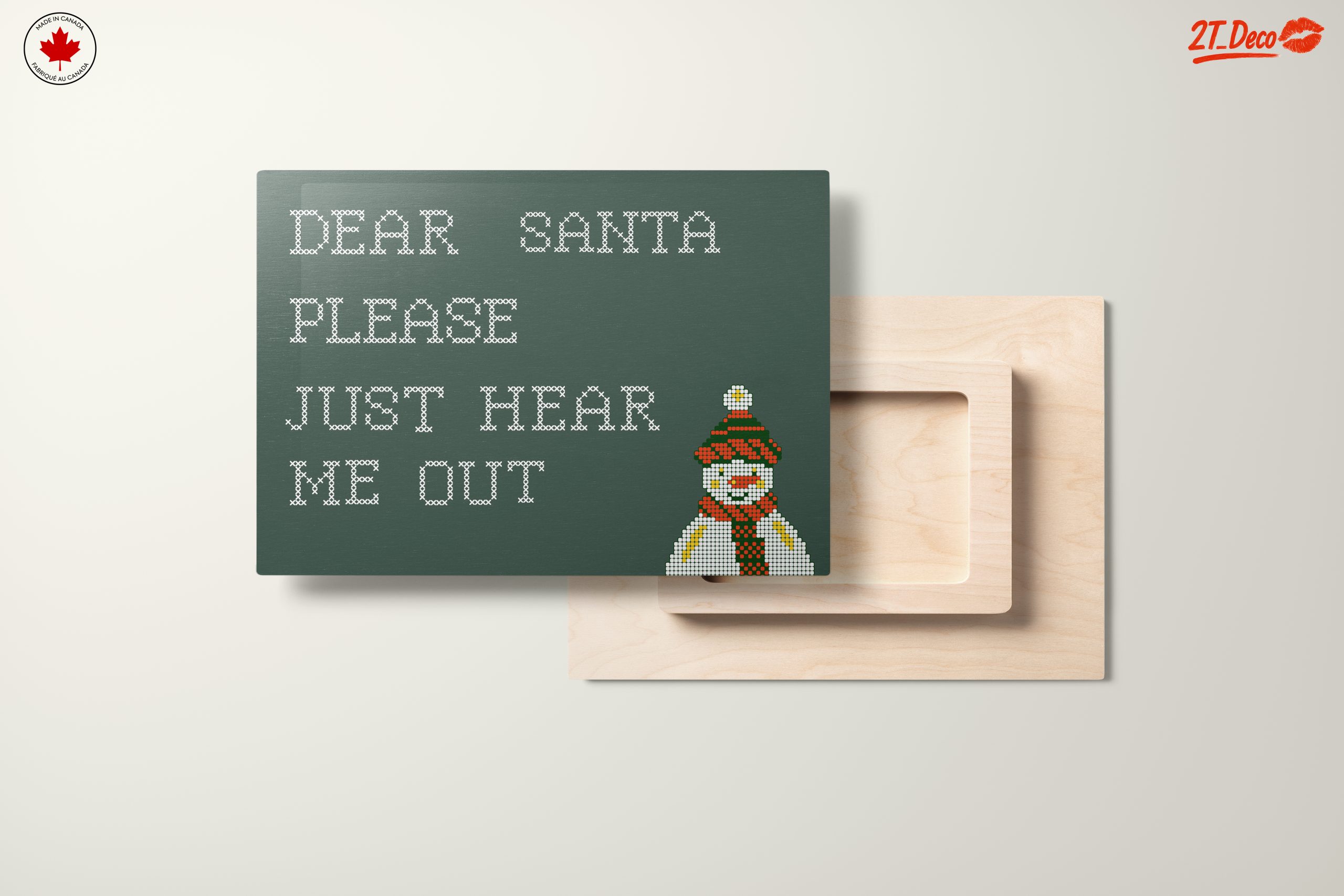 Dear Santa Christmas Wall Art - Image 11