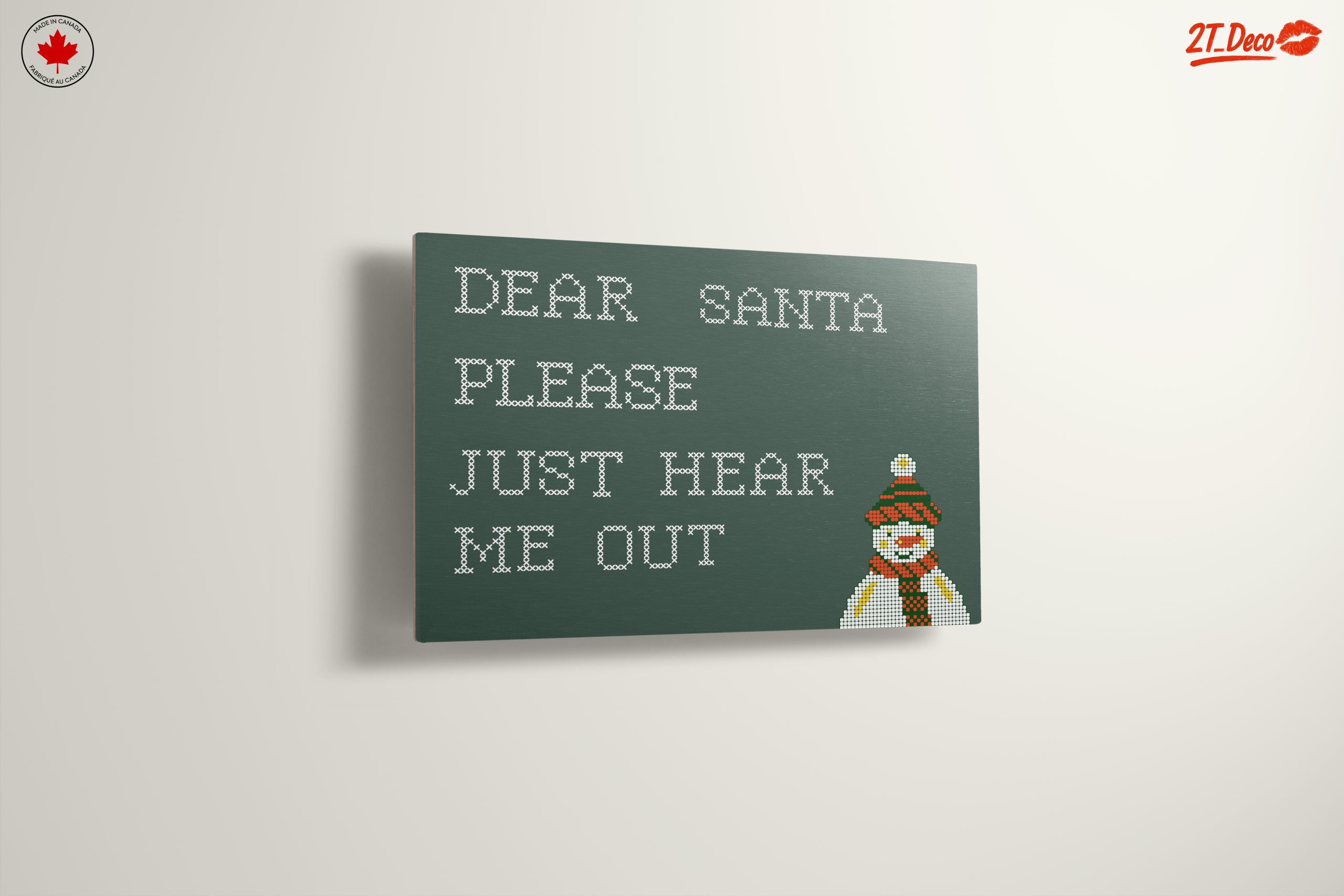 Dear Santa Christmas Wall Art - Image 13