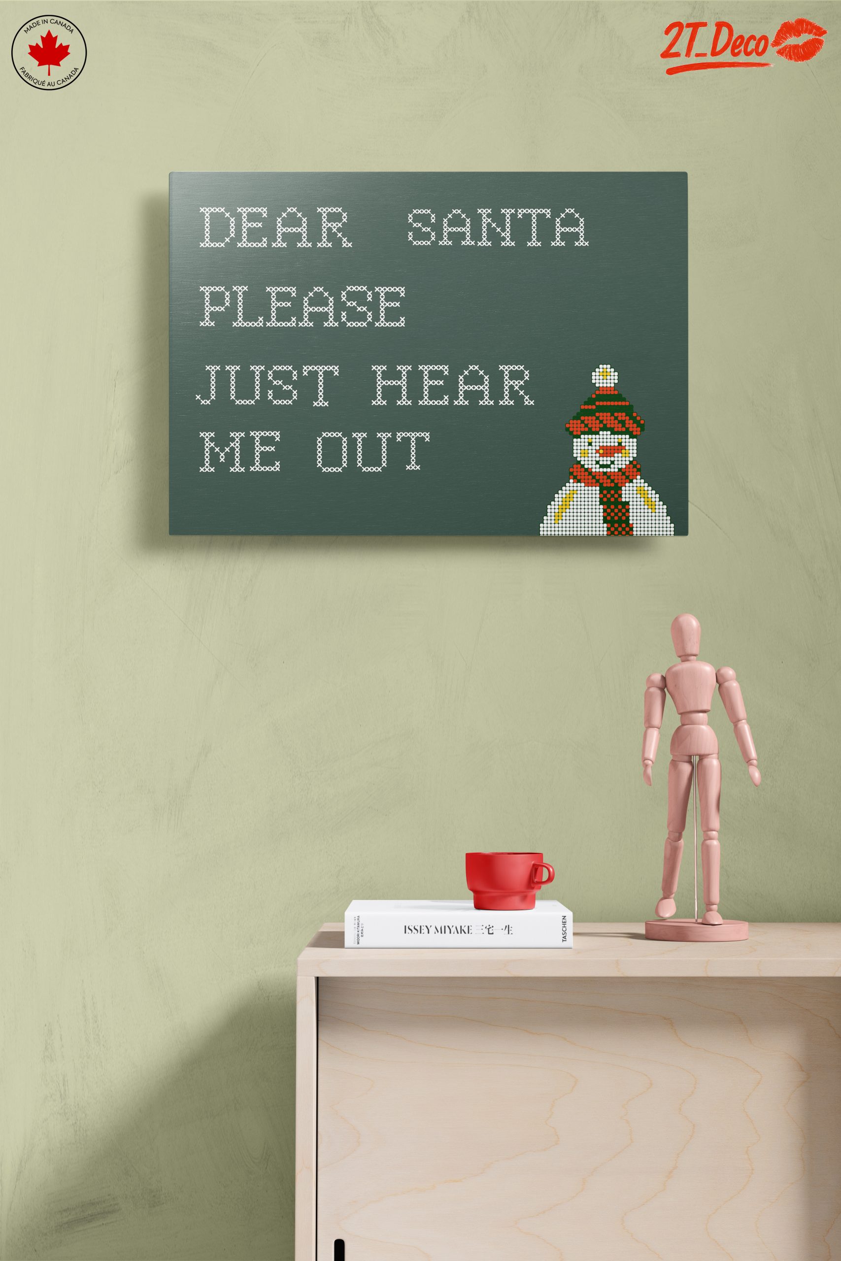 Dear Santa Christmas Wall Art - Image 14