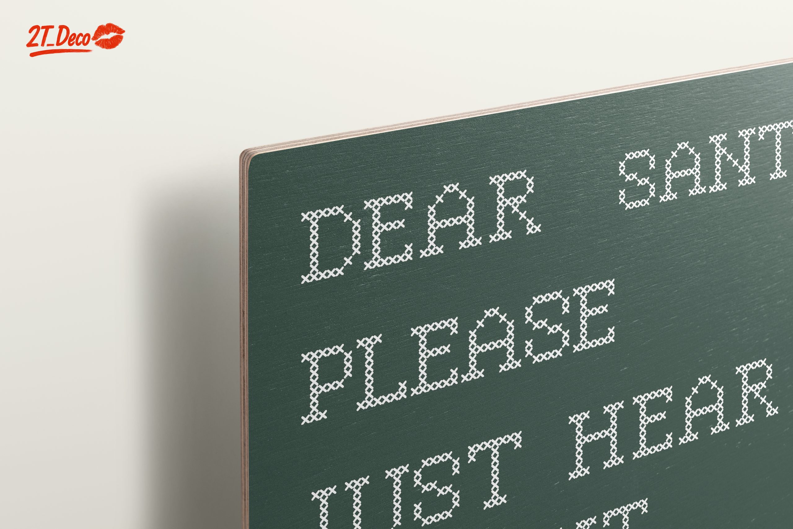Dear Santa Christmas Wall Art - Image 15
