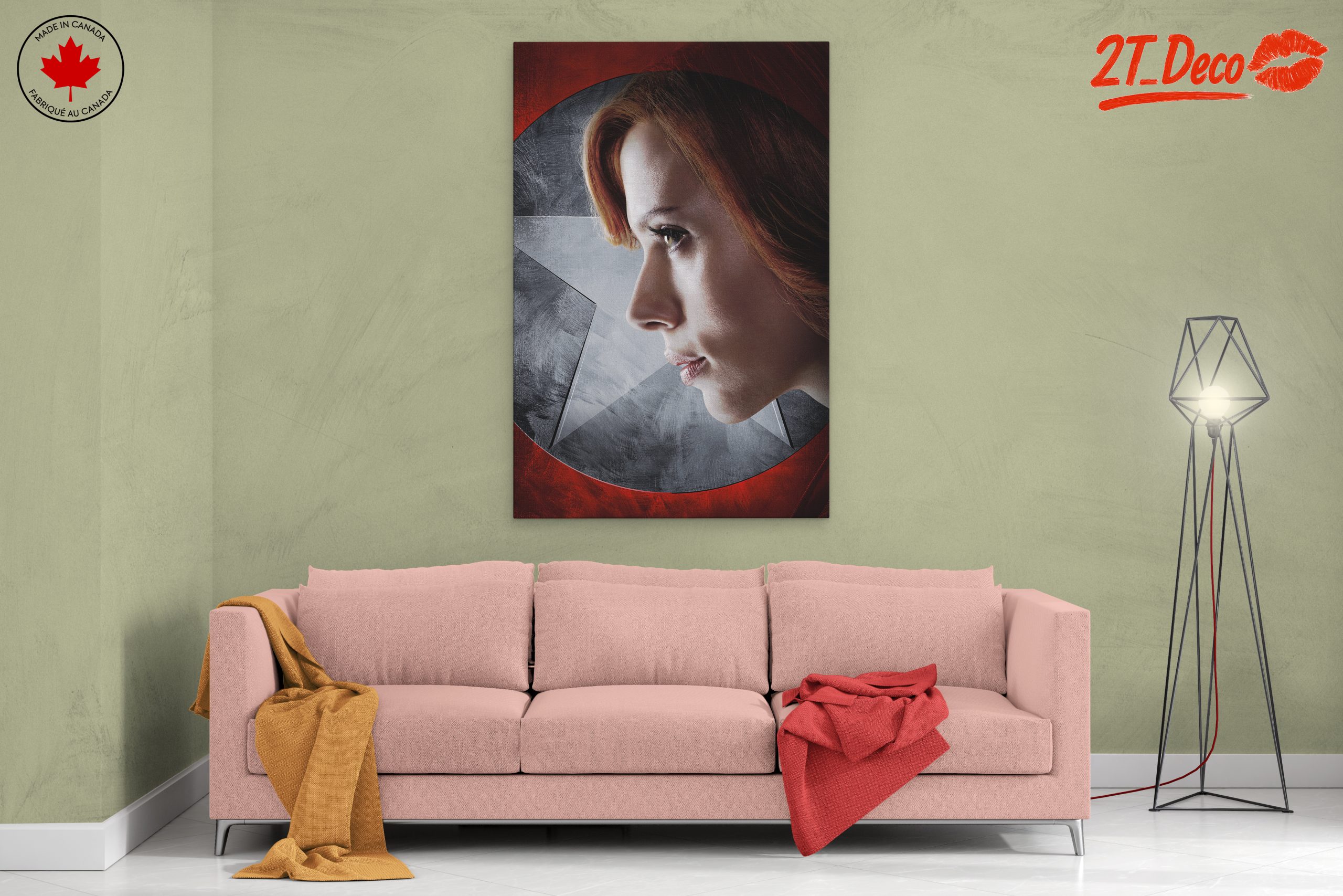 Black Widow Superhero Art - Image 2