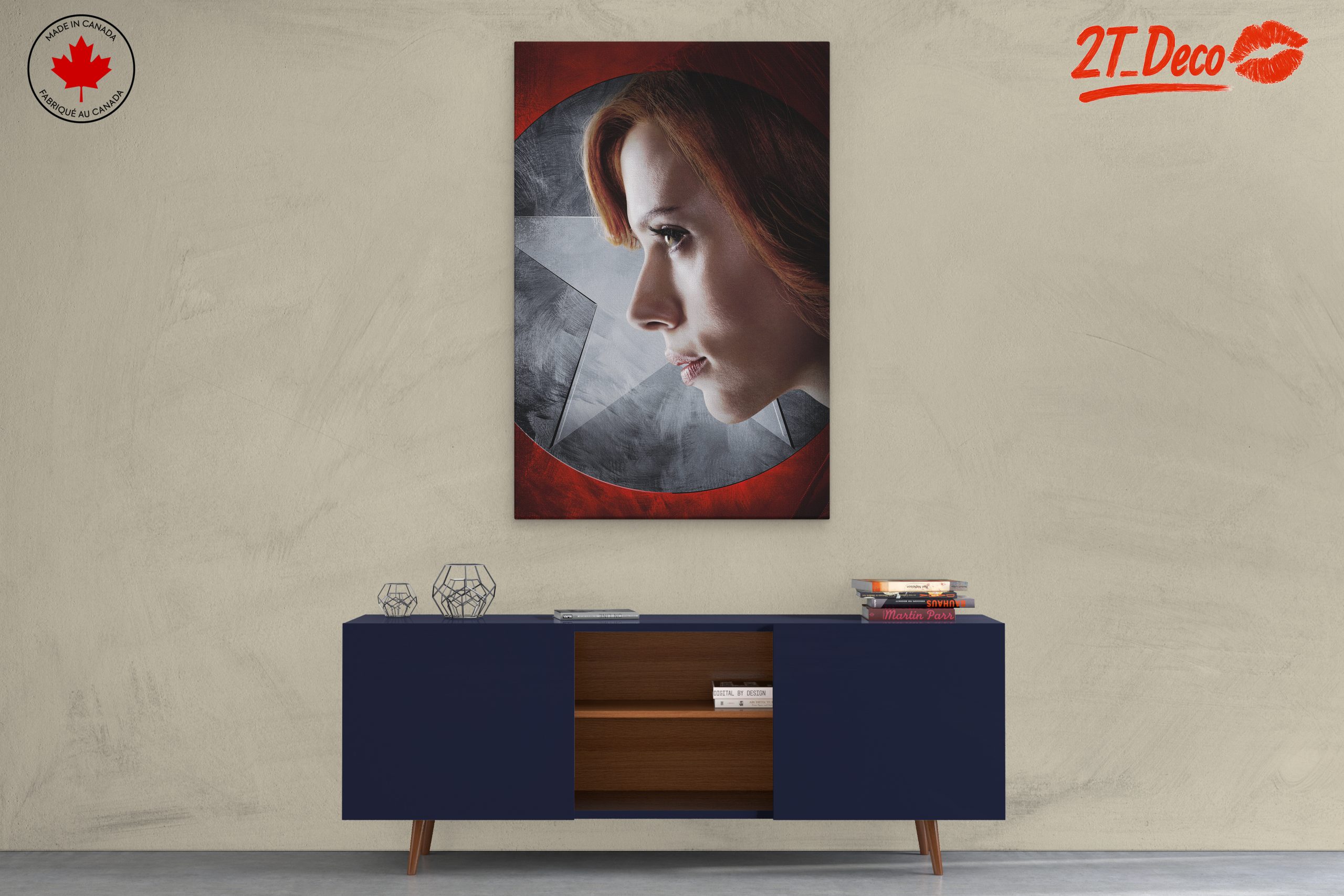 Black Widow Superhero Art - Image 3