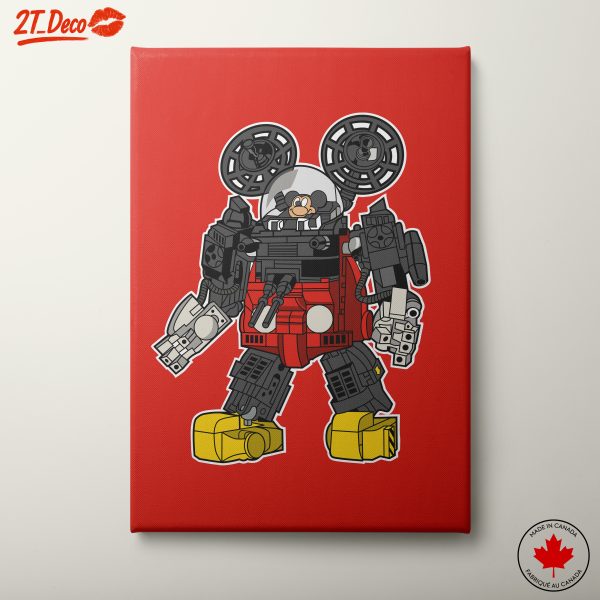 Whimsical Robot Character Art