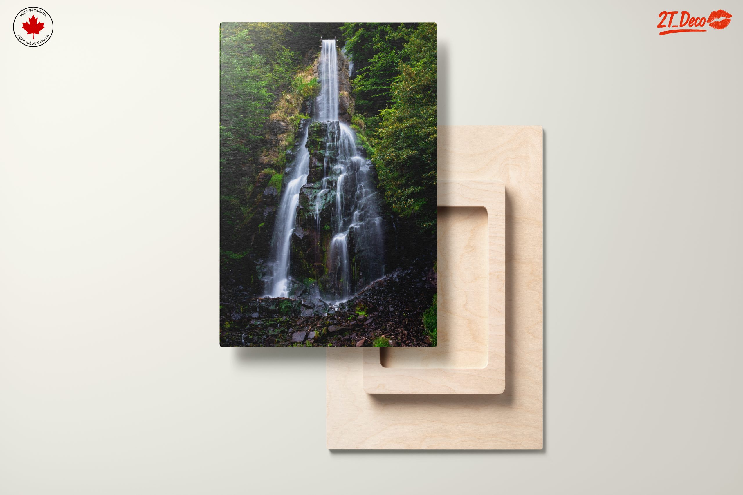 Stunning Waterfall Surrounded by Lush Forest - Image 11