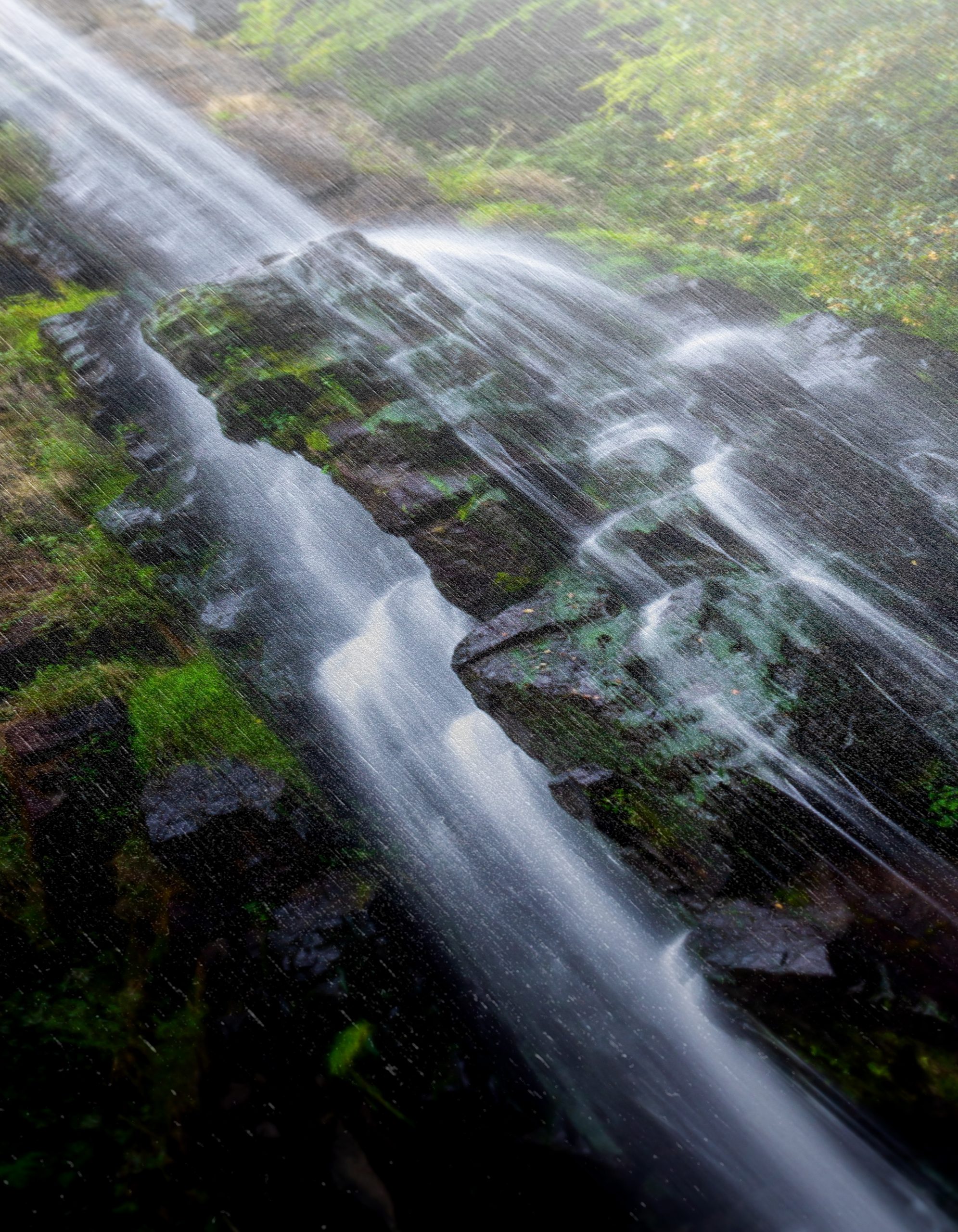 Stunning Waterfall Surrounded by Lush Forest - Image 12