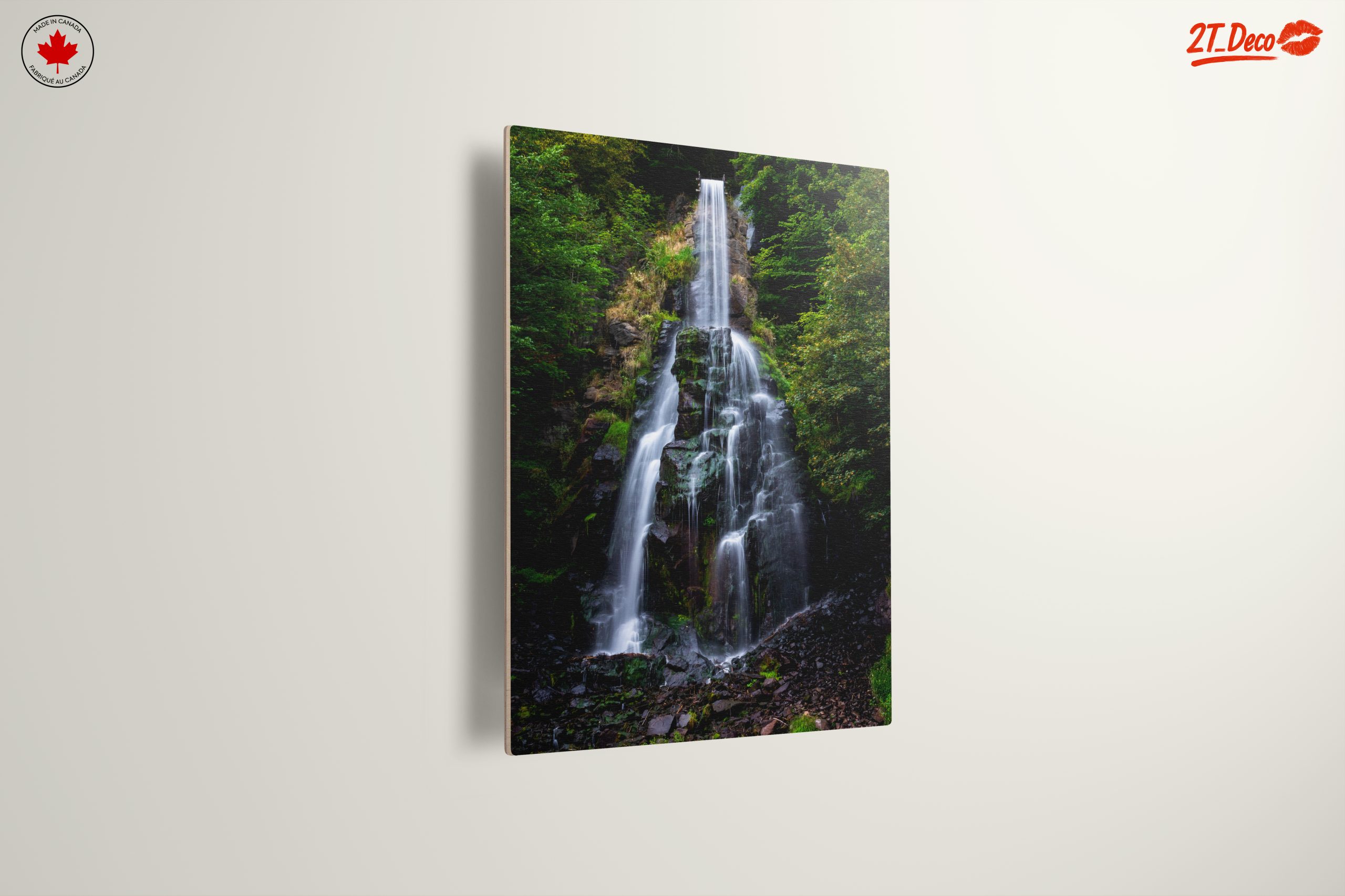 Stunning Waterfall Surrounded by Lush Forest - Image 13