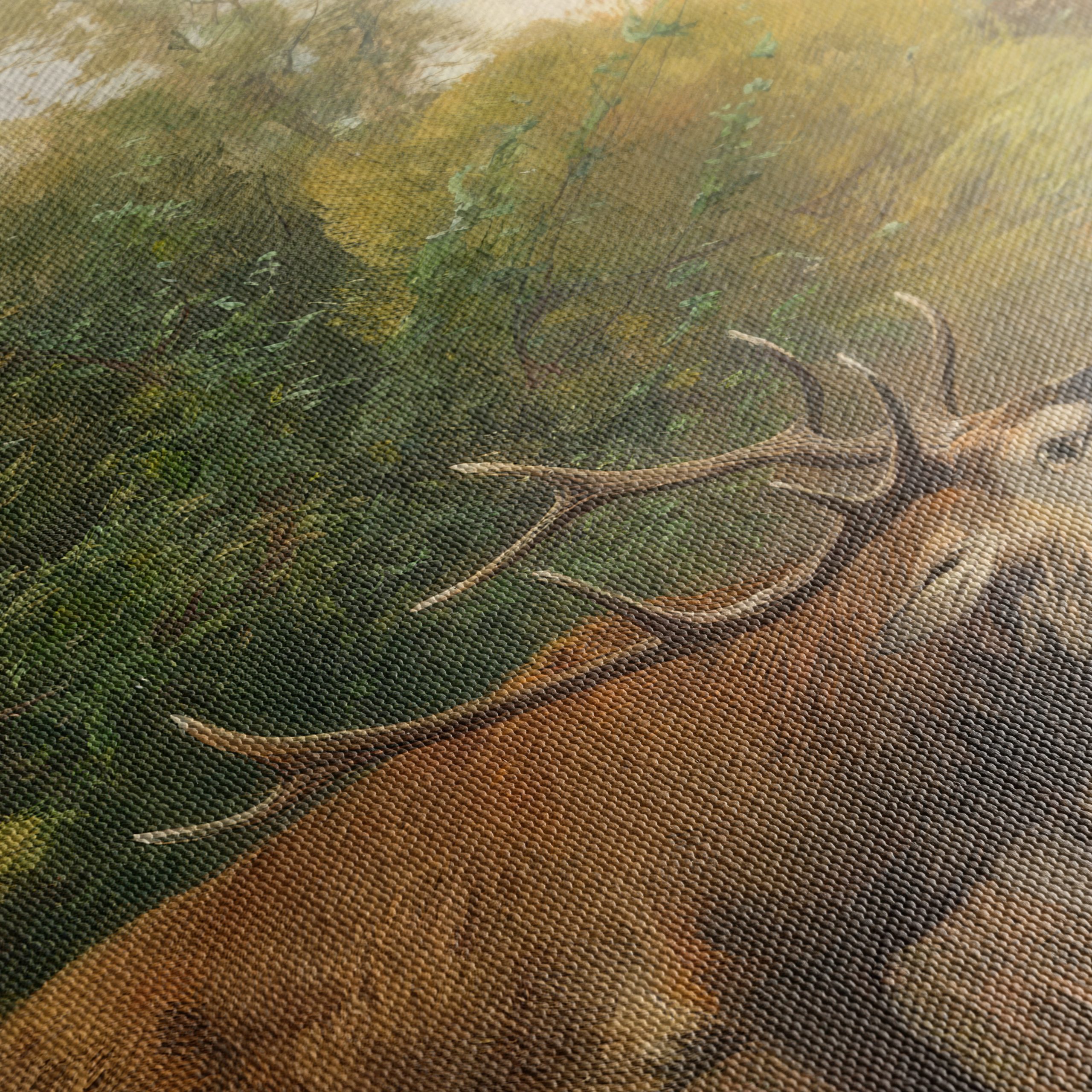 Deer In A Lush Forest Landscape - Image 5